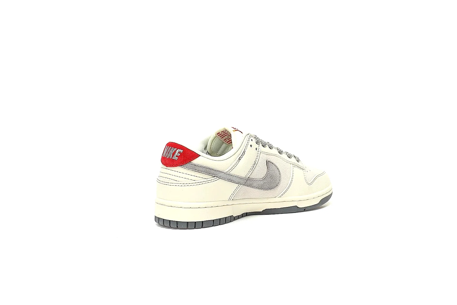 Kako Sheetbase record image for Nike Gray Red Low Court Sneaker thumbnail 2