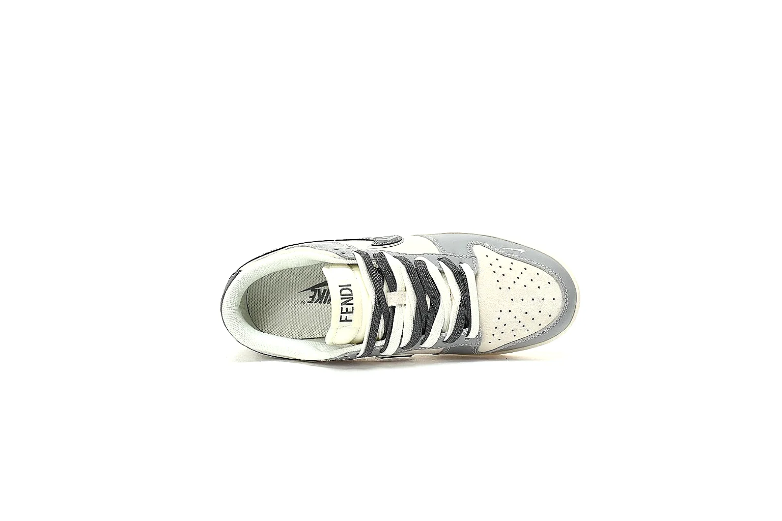 Kako Sheetbase record image for Nike Gray White Low Court thumbnail 3