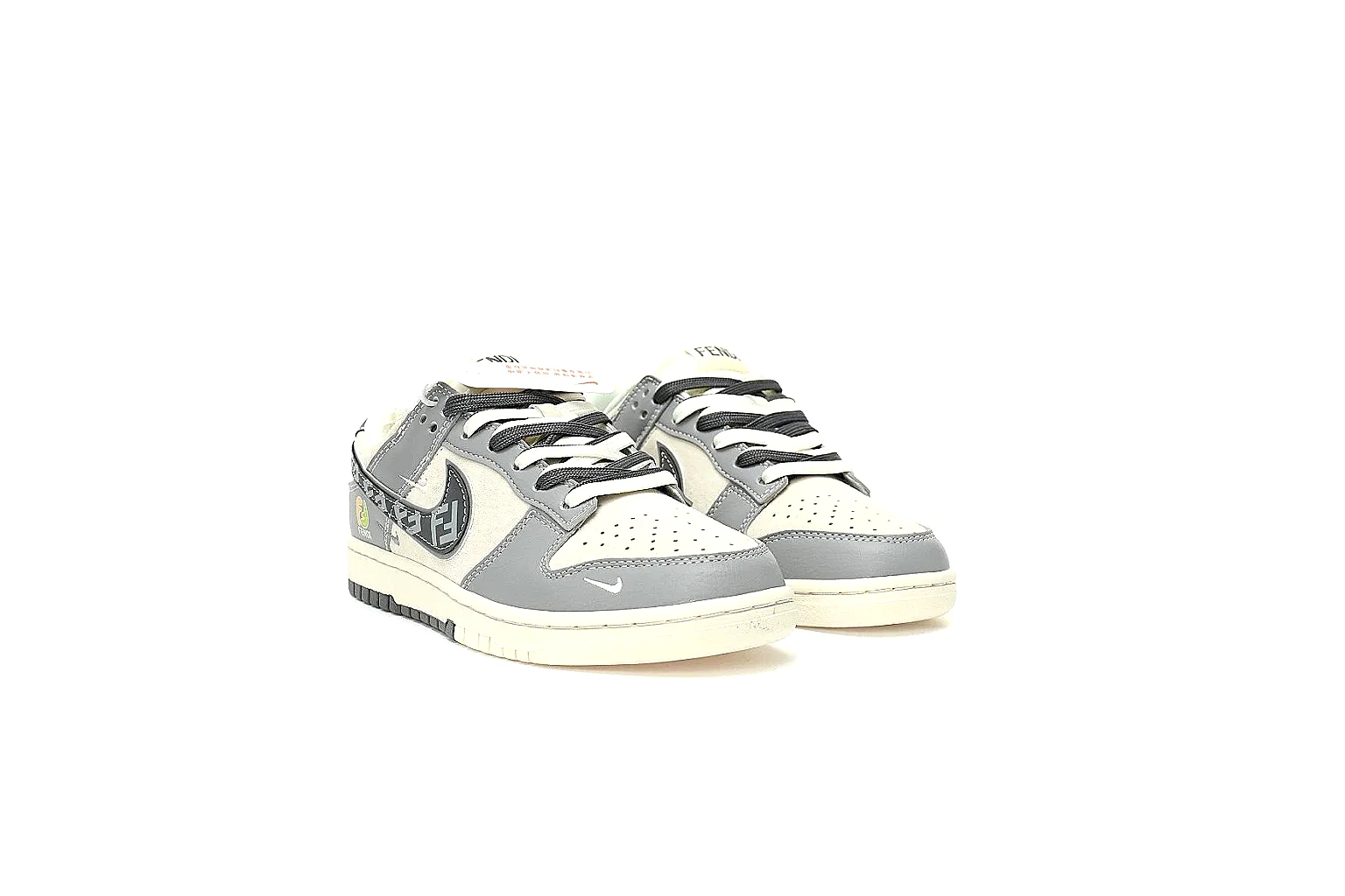 Kako Sheetbase record image for Nike Gray White Low Court thumbnail 5