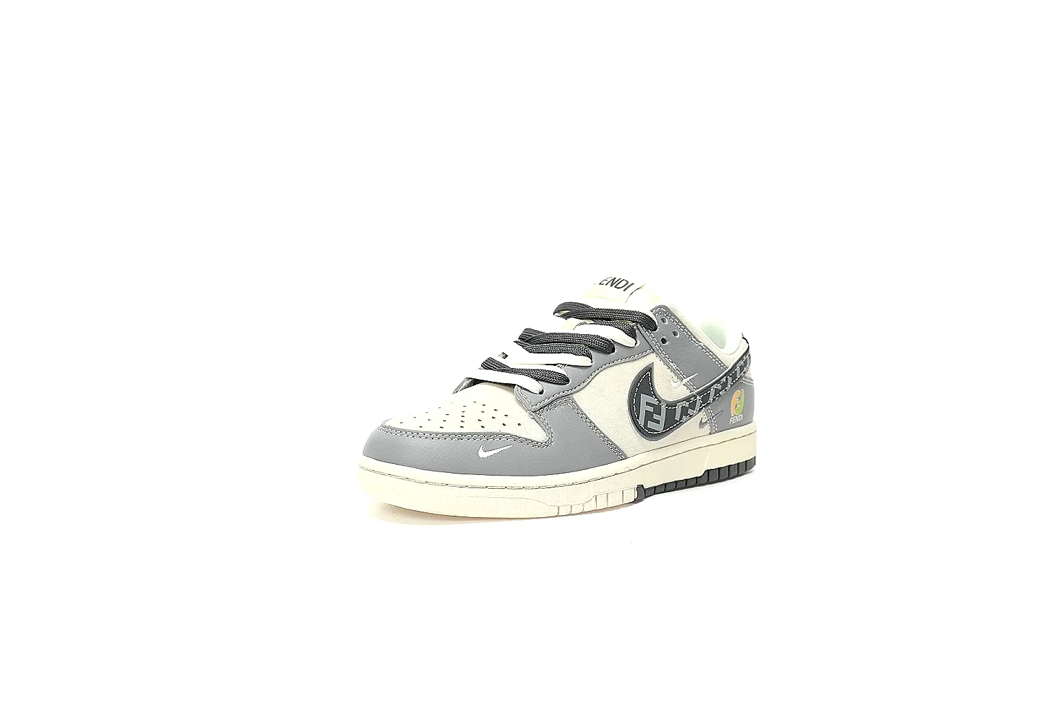 Kako Sheetbase record image for Nike Gray White Low Court thumbnail 6