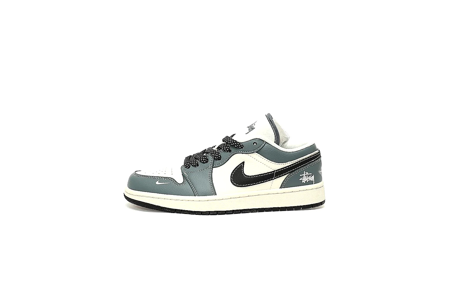 Kako Sheetbase record image for Nike Gray Black Low Court thumbnail 2