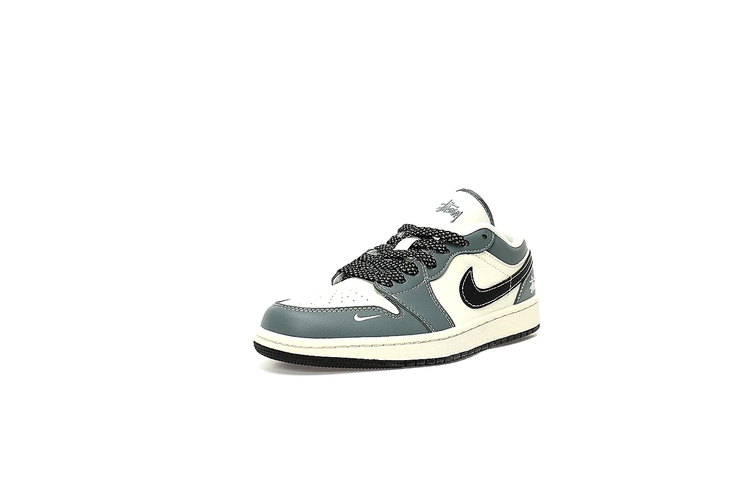 Kako Sheetbase record image for Nike Gray Black Low Court thumbnail 6