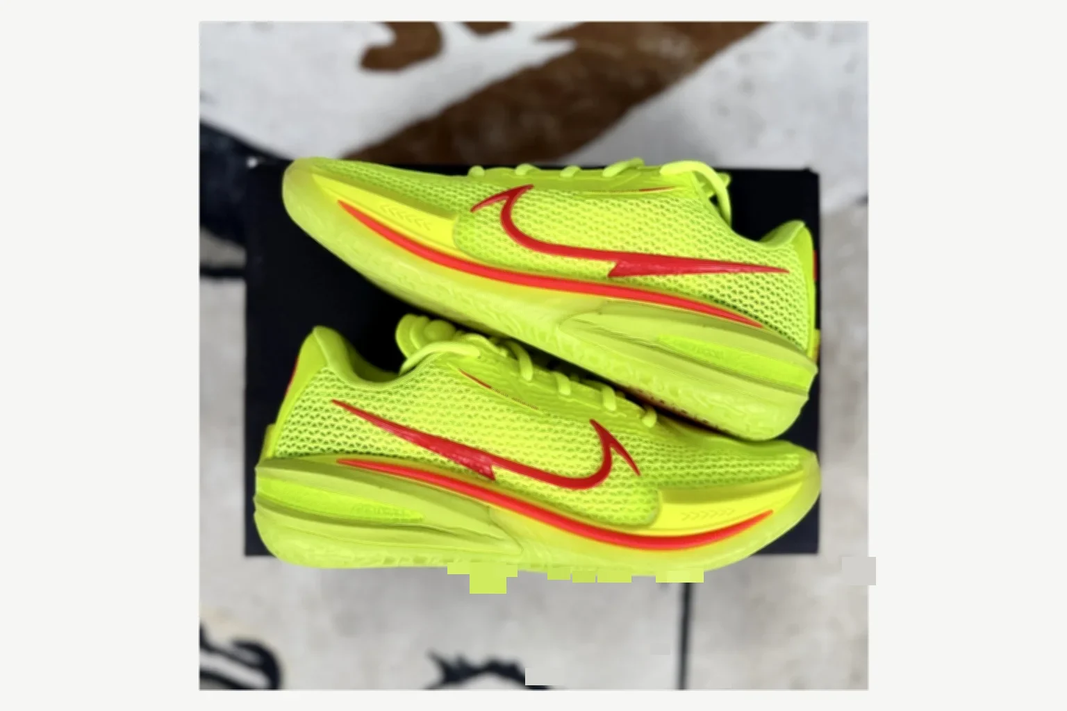 Nike Air Zoom GT Cut 1 White Red Low Top spreadsheet record image SKU 1194924766