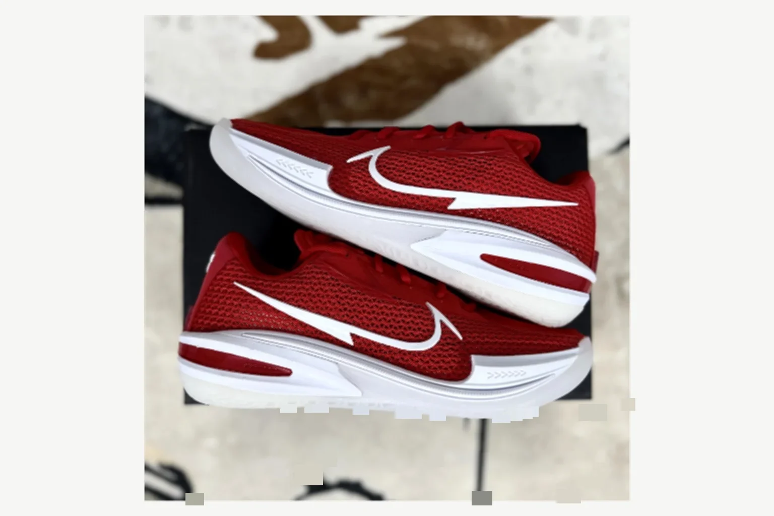 Nike Air Zoom GT Cut 1 White Blue Low Top spreadsheet record image SKU 1194924828