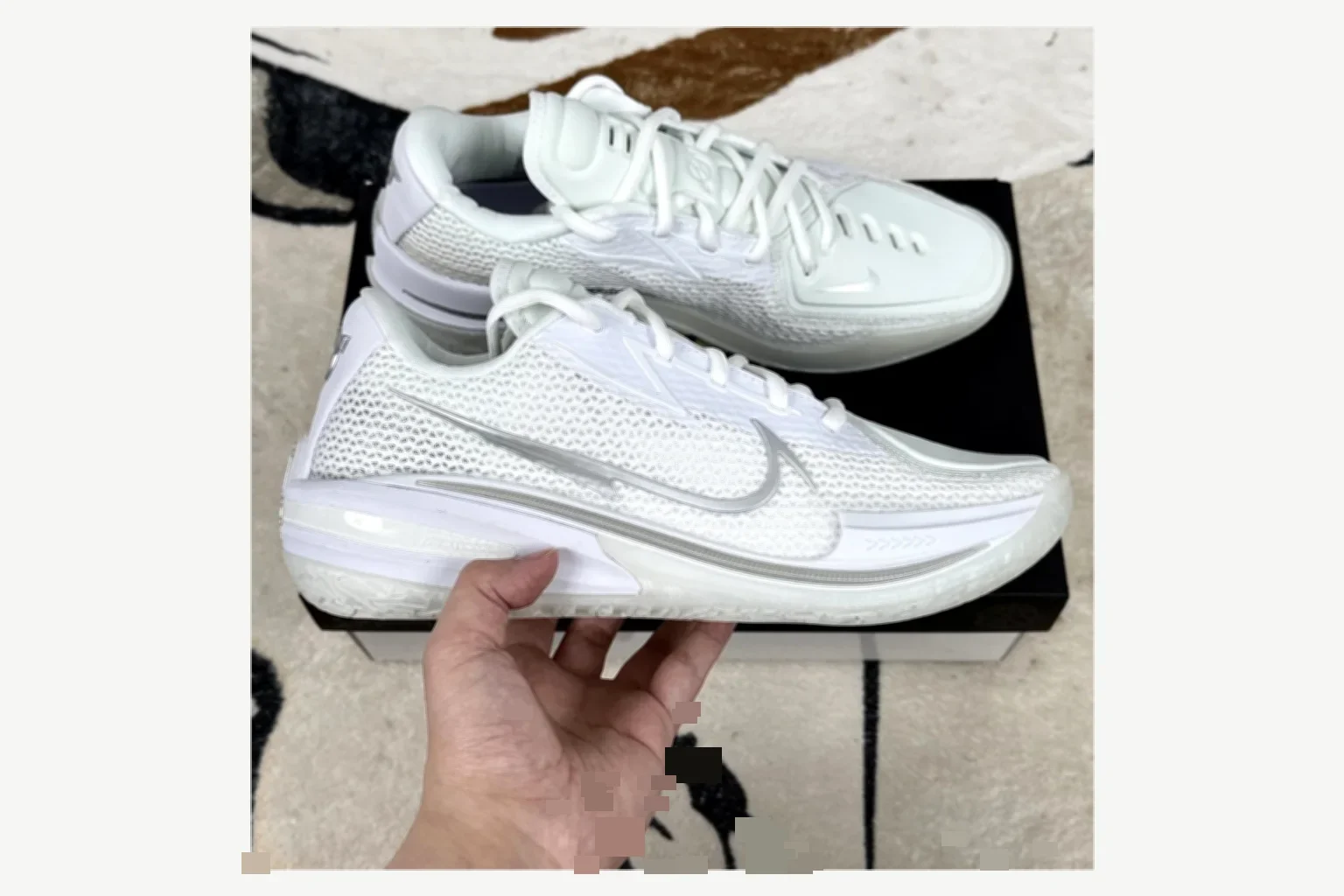 Nike Air Zoom GT Cut 1 Silver Gray Low Top spreadsheet record image SKU 1194924863