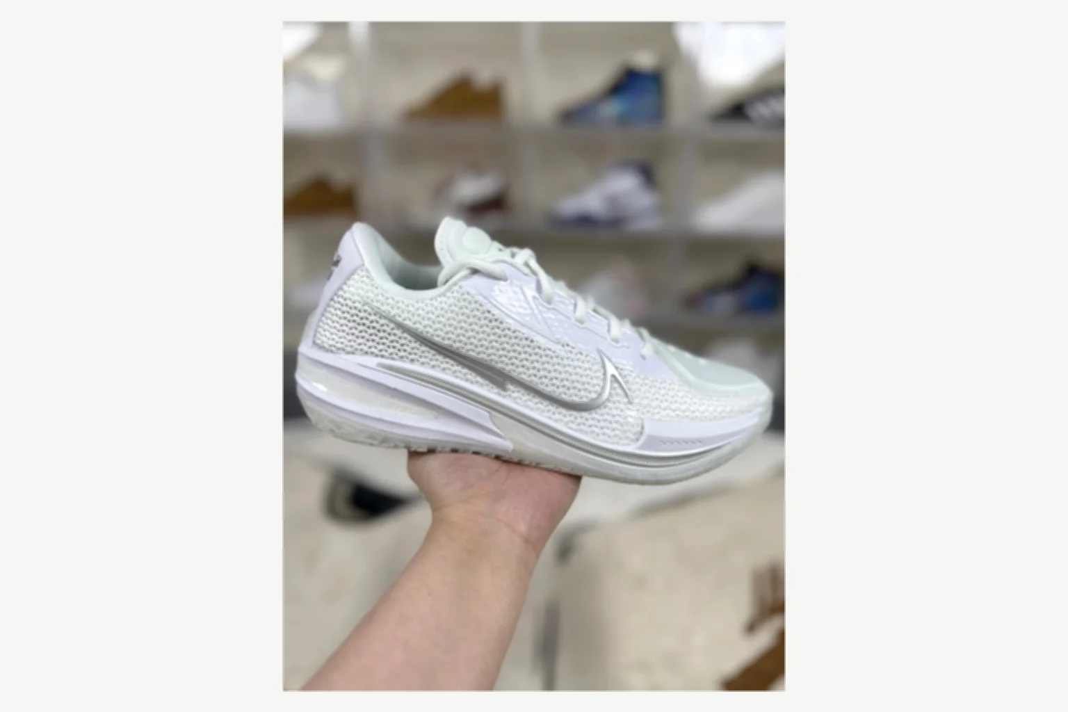 Nike Air Zoom GT Cut 1 Silver Gray Low Top spreadsheet record image SKU 1194924863 thumbnail 6