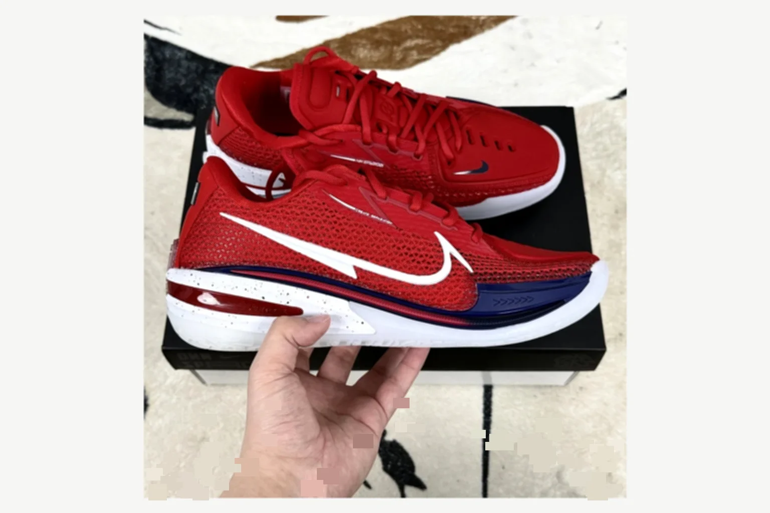 Nike Air Zoom GT Cut 1 Black White Low Top spreadsheet record image SKU 1194924897