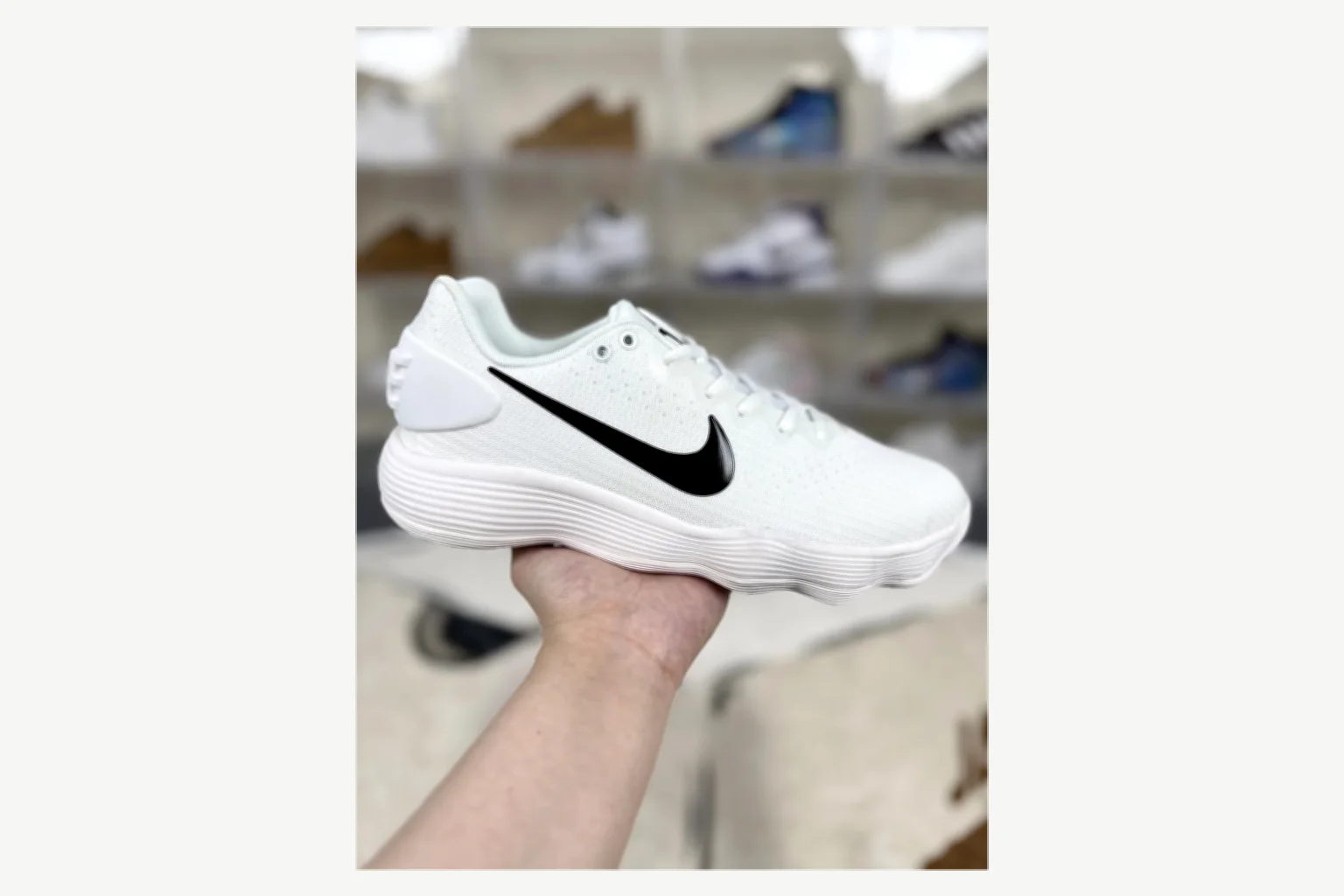 Nike White Black Swoosh Low Top spreadsheet record image SKU 1194923747 thumbnail 6