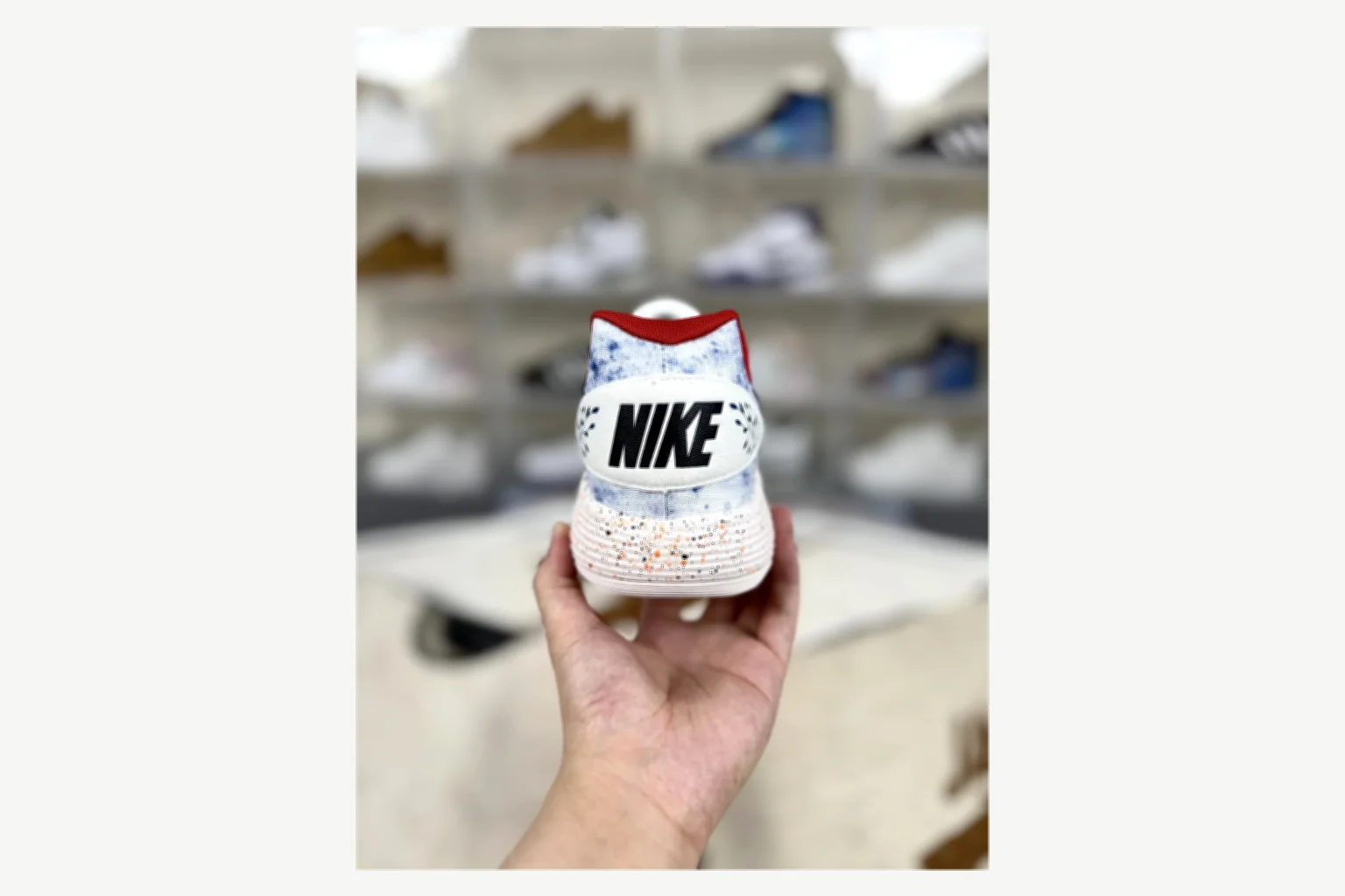 Nike White Blue Speckle Low Top spreadsheet record image SKU 1194923813 thumbnail 3