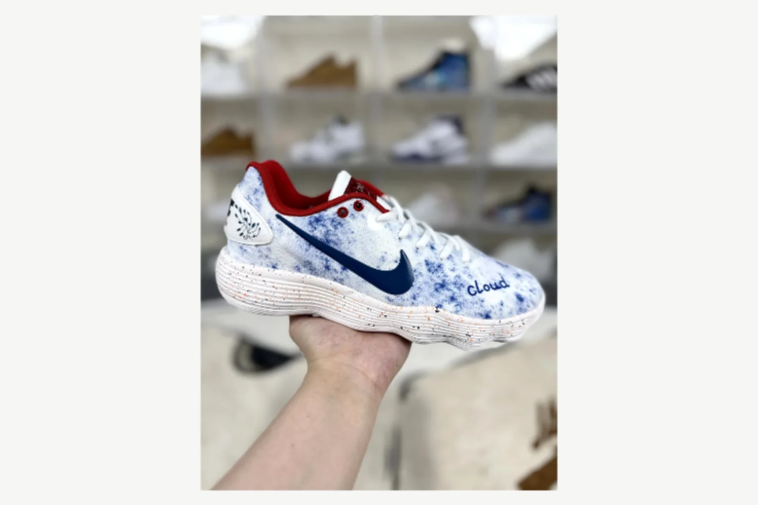Nike White Blue Speckle Low Top spreadsheet record image SKU 1194923813 thumbnail 6