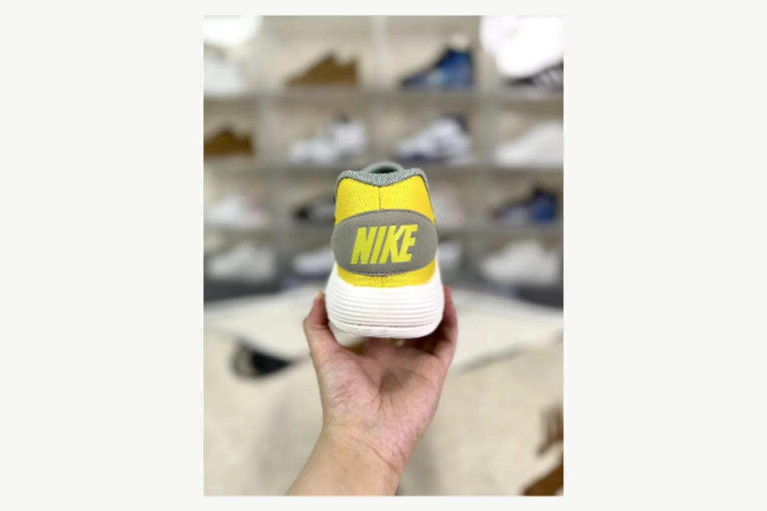 Nike Yellow Gray Low Top Runner spreadsheet record image SKU 1194923844 thumbnail 3