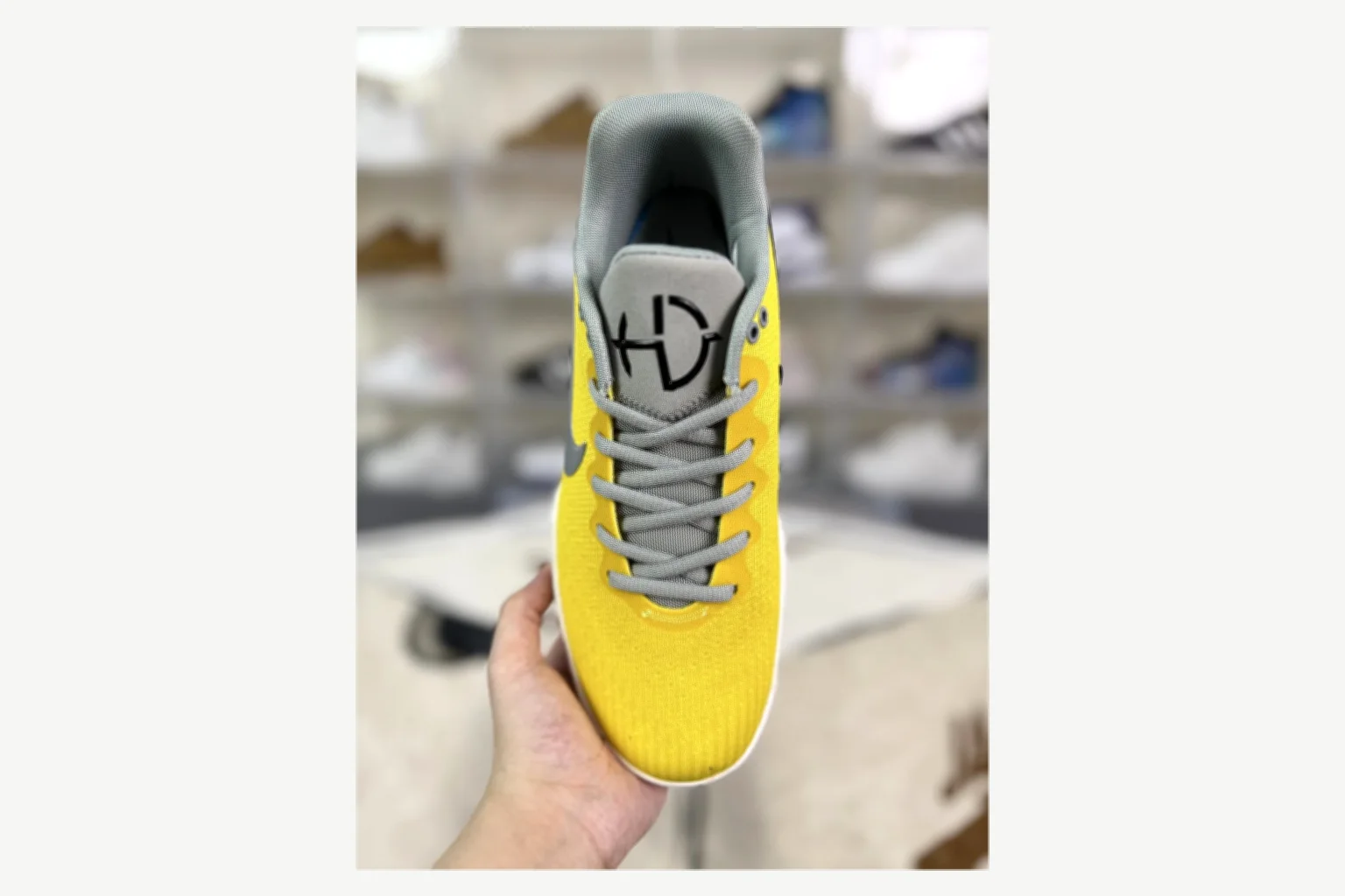 Nike Yellow Gray Low Top Runner spreadsheet record image SKU 1194923844 thumbnail 4