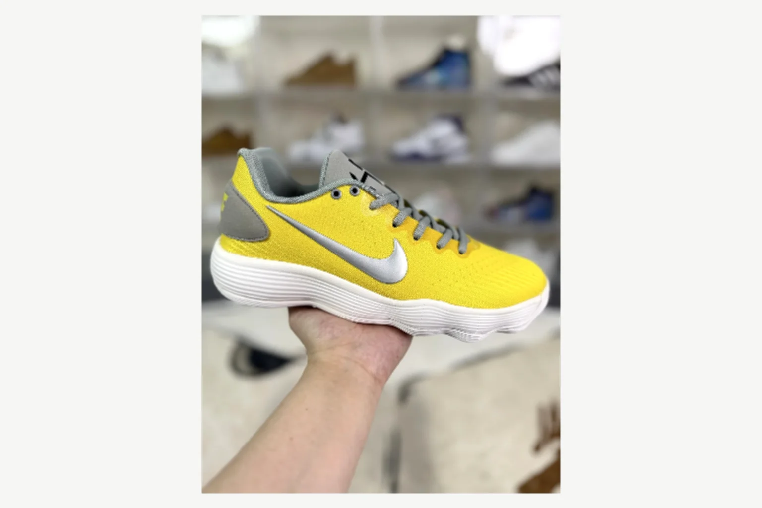 Nike Yellow Gray Low Top Runner spreadsheet record image SKU 1194923844 thumbnail 6