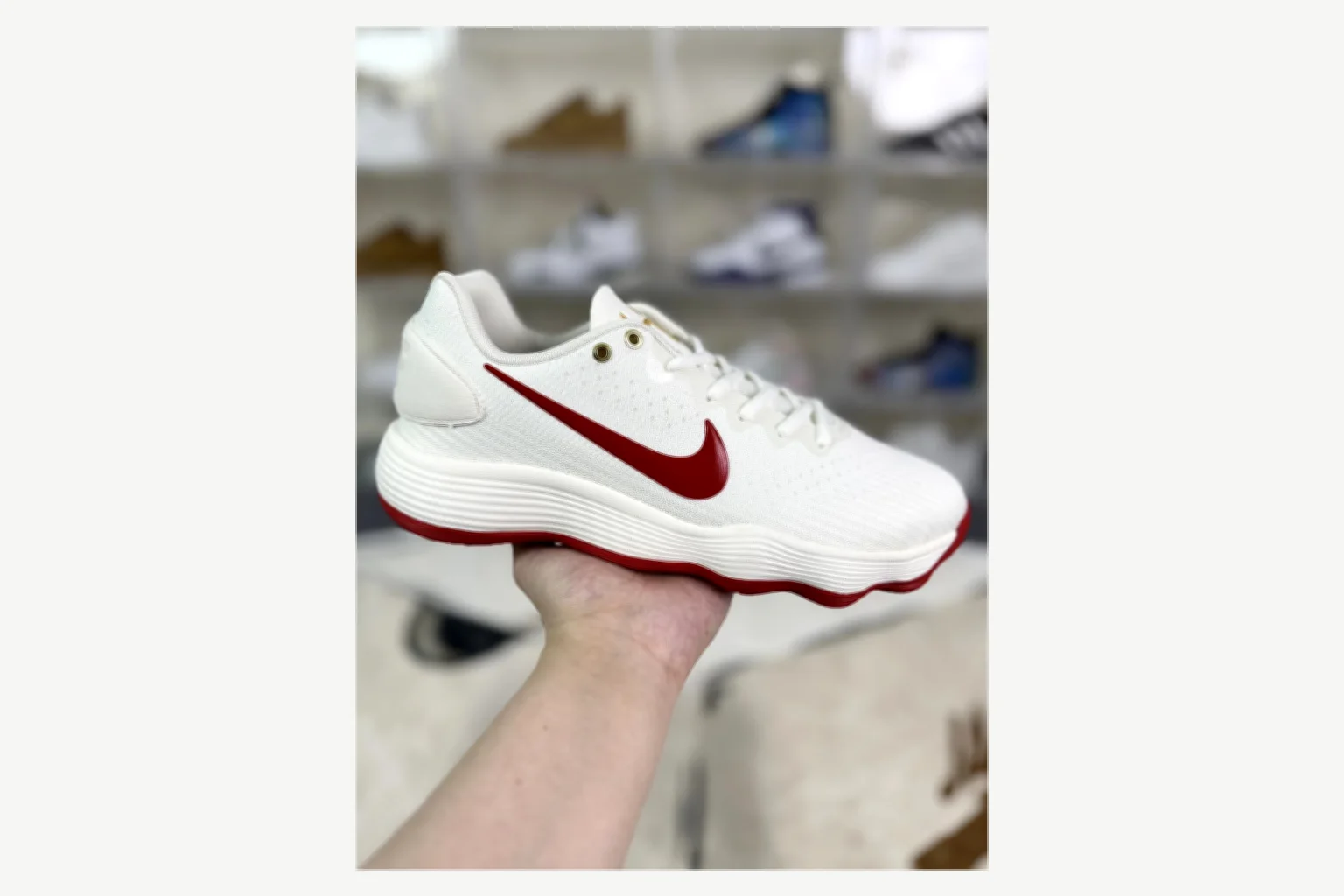 Nike White Red Swoosh Low Top spreadsheet record image SKU 1194923881 thumbnail 6