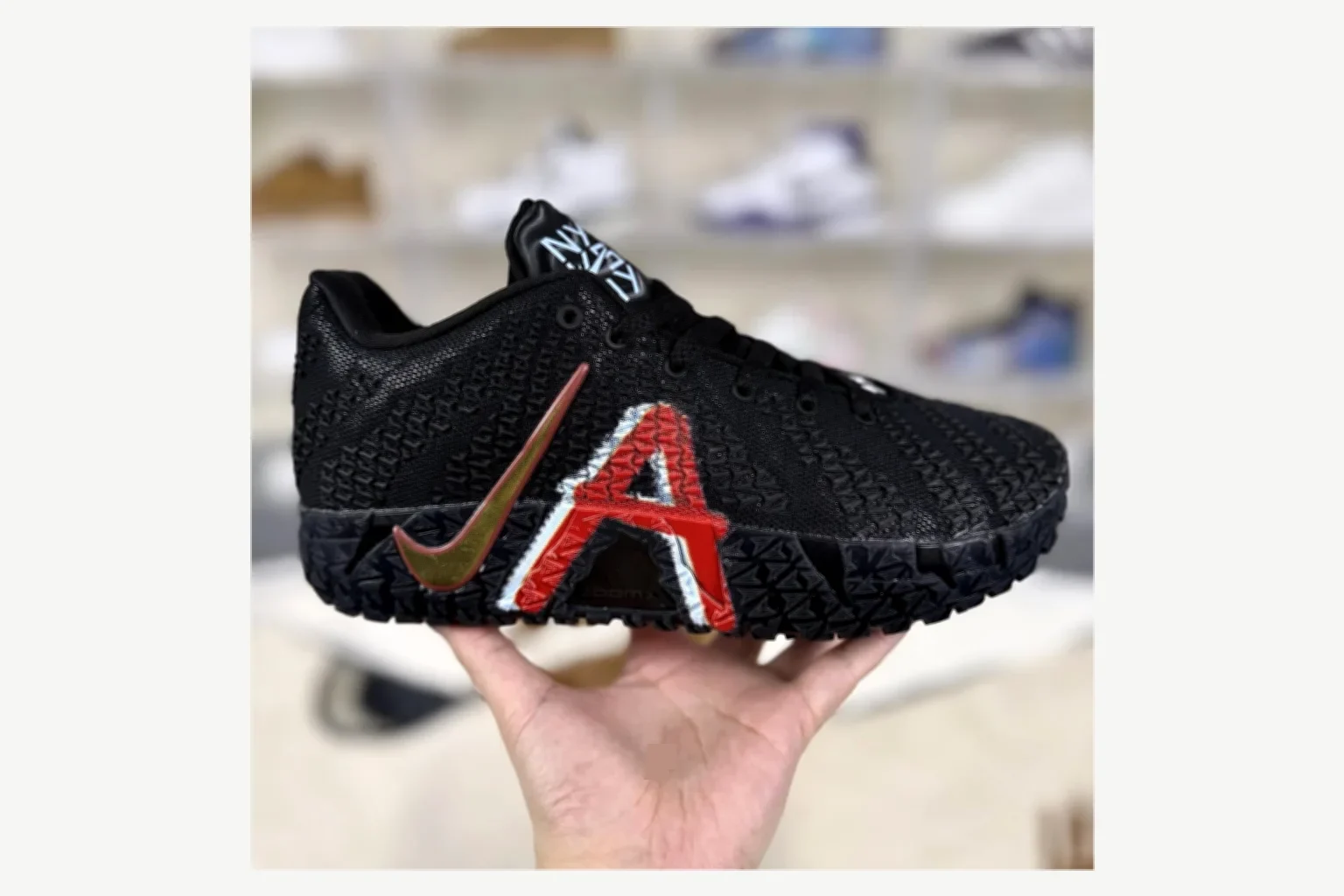 Nike Ja 3 Black White Low Top spreadsheet record image SKU 1194924361