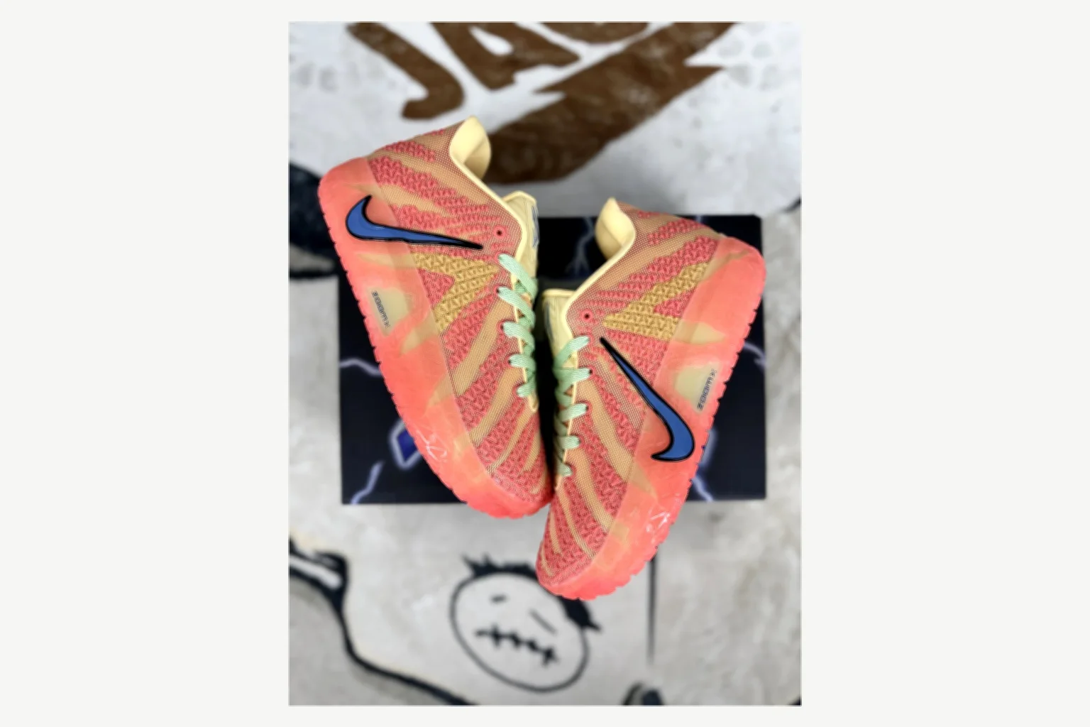 Nike Ja 3 Coral Lime Low Top spreadsheet record image SKU 1194924105 thumbnail 5