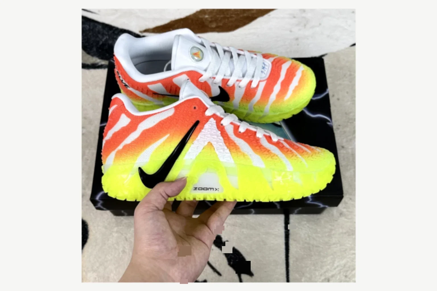 Nike Ja 3 White Red Lime Low Top spreadsheet record image SKU 1194924130