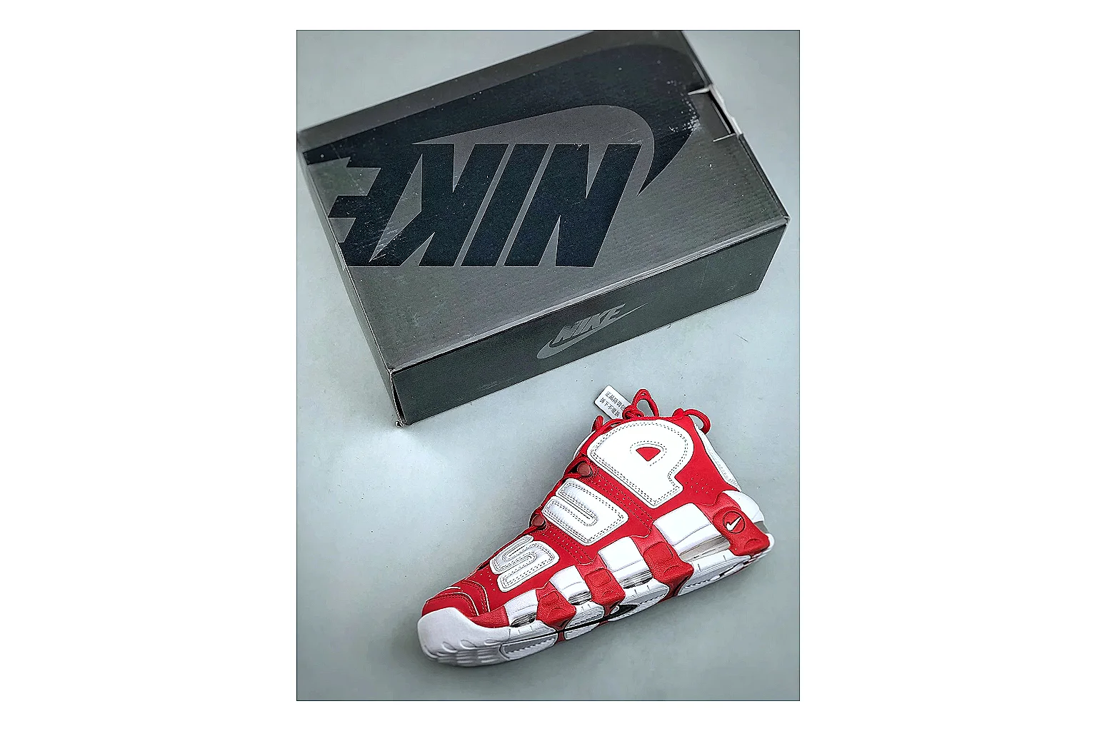 kakosheetbase.com Nike Red White Logo Low 8856 Red White low-top product image thumbnail 2