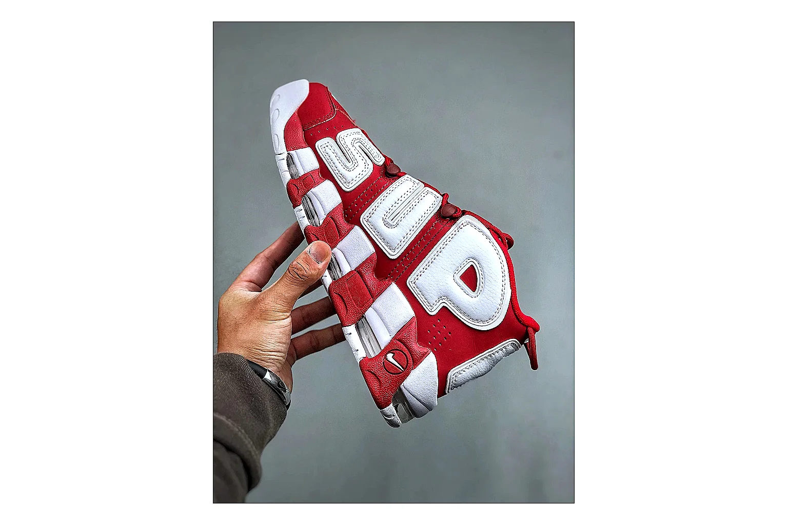 kakosheetbase.com Nike Red White Logo Low 8856 Red White low-top product image thumbnail 6