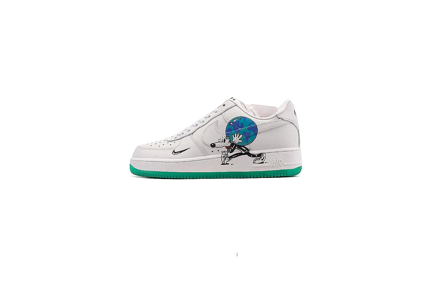 kakosheetbase.com Nike White Green Low Skate 1185 White Green low-top product image