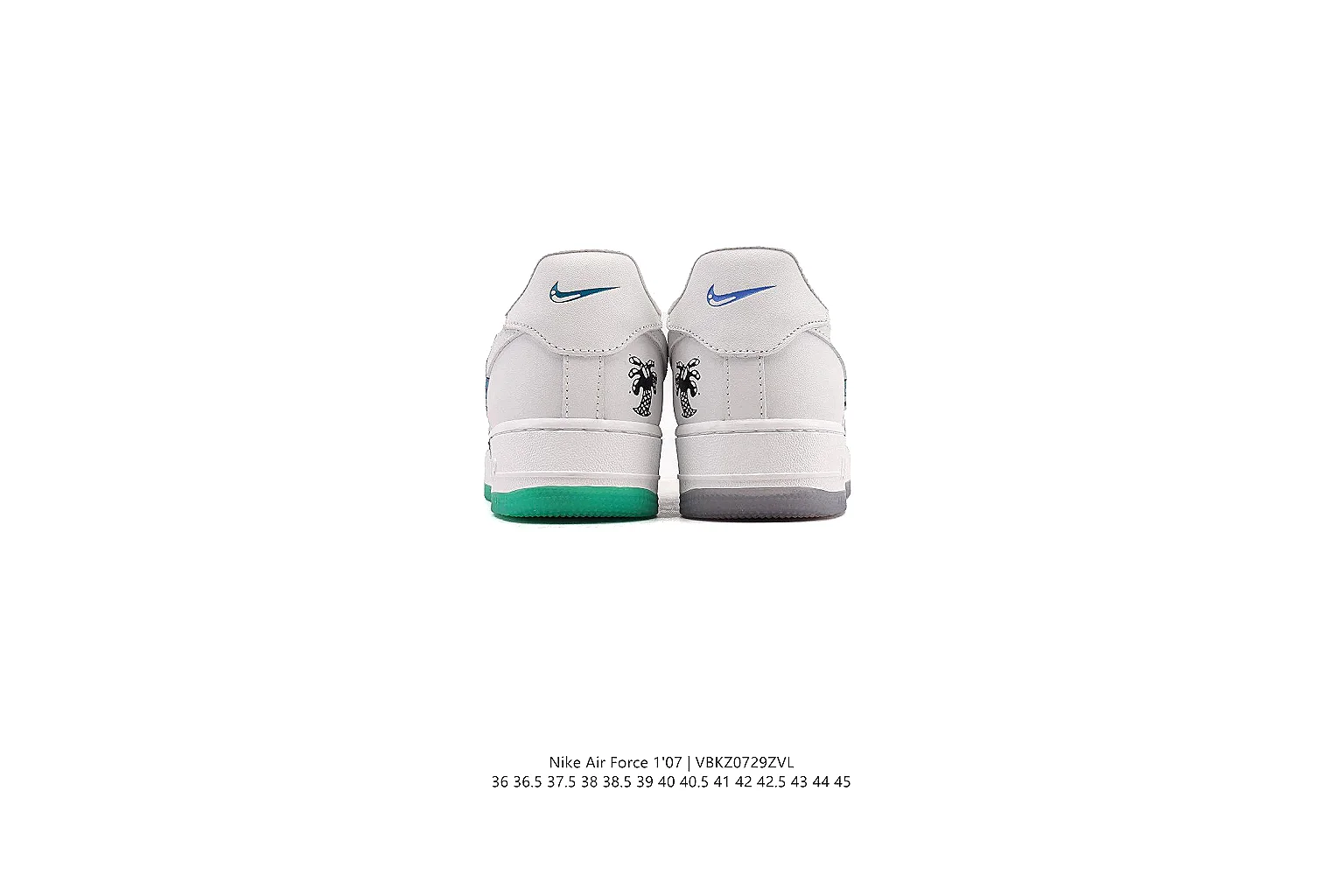 kakosheetbase.com Nike White Green Low Skate 1185 White Green low-top product image