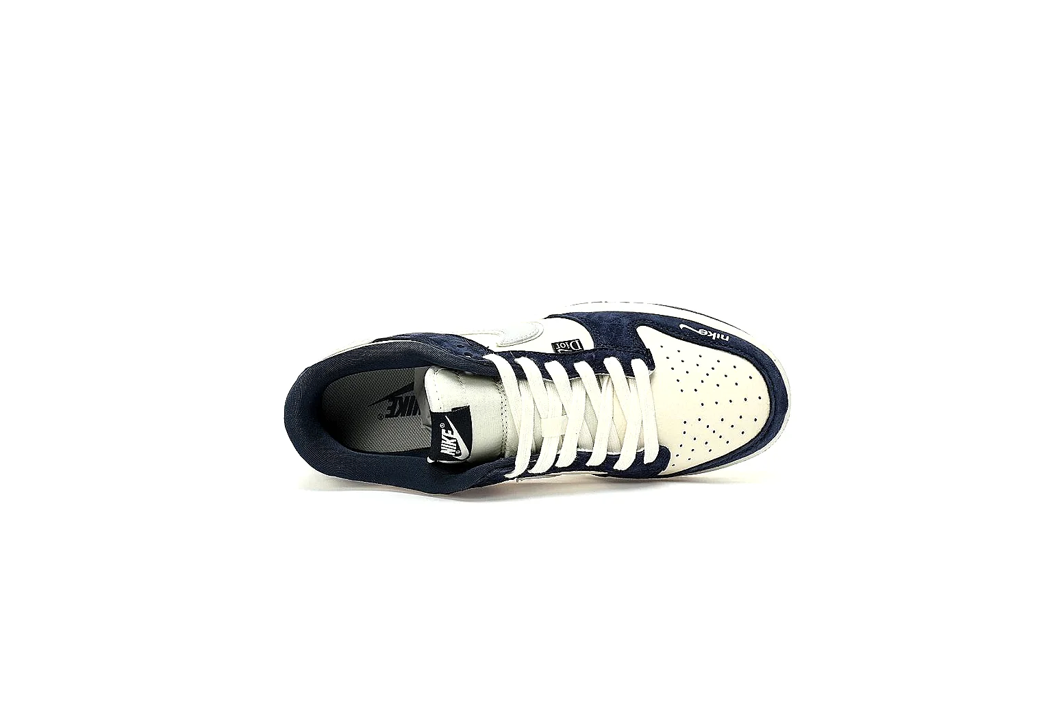 Kako Sheetbase record image for Nike Navy Cream Low Court thumbnail 2