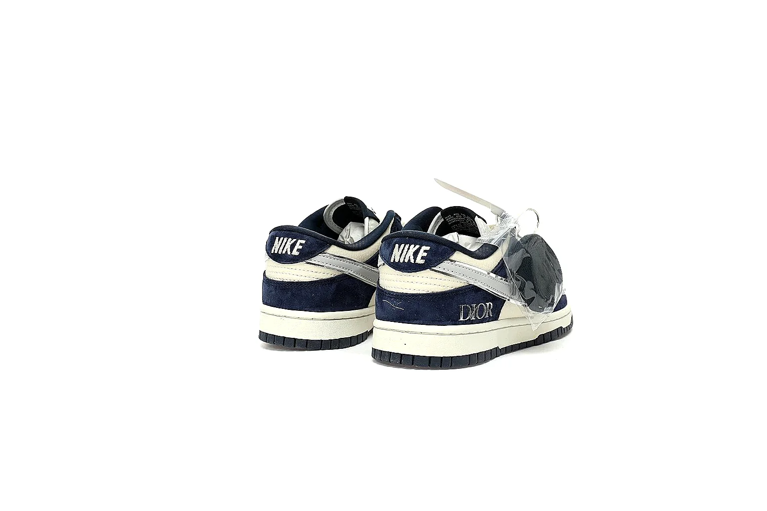 Kako Sheetbase record image for Nike Navy Cream Low Court thumbnail 5
