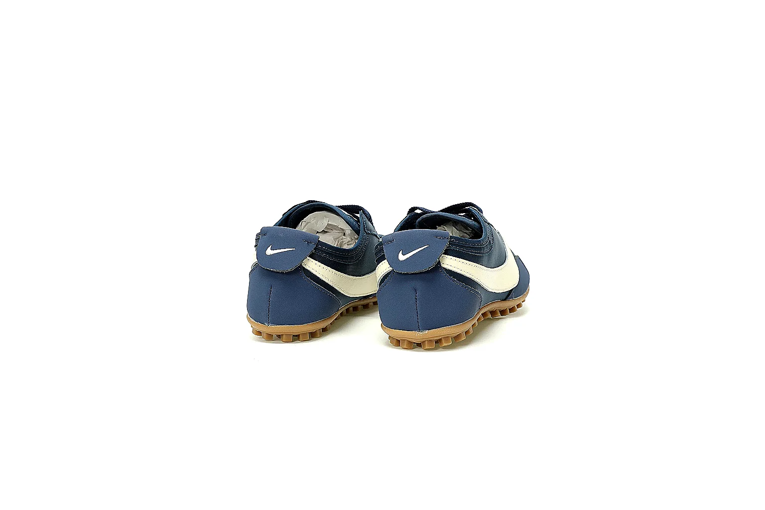 Kako Sheetbase record image for Nike Navy Gum Low Court Sneaker thumbnail 5