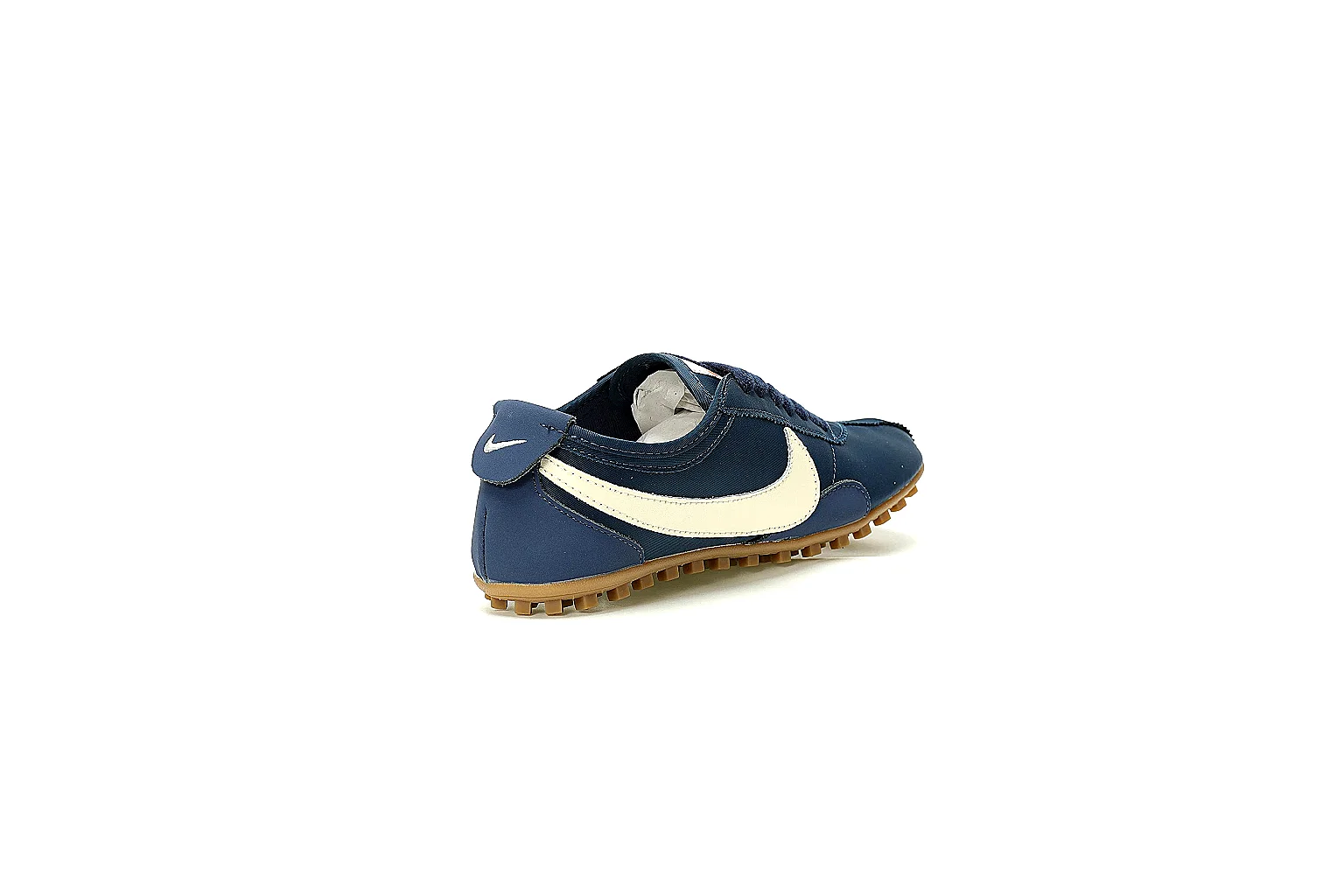 Kako Sheetbase record image for Nike Navy Gum Low Court Sneaker thumbnail 6