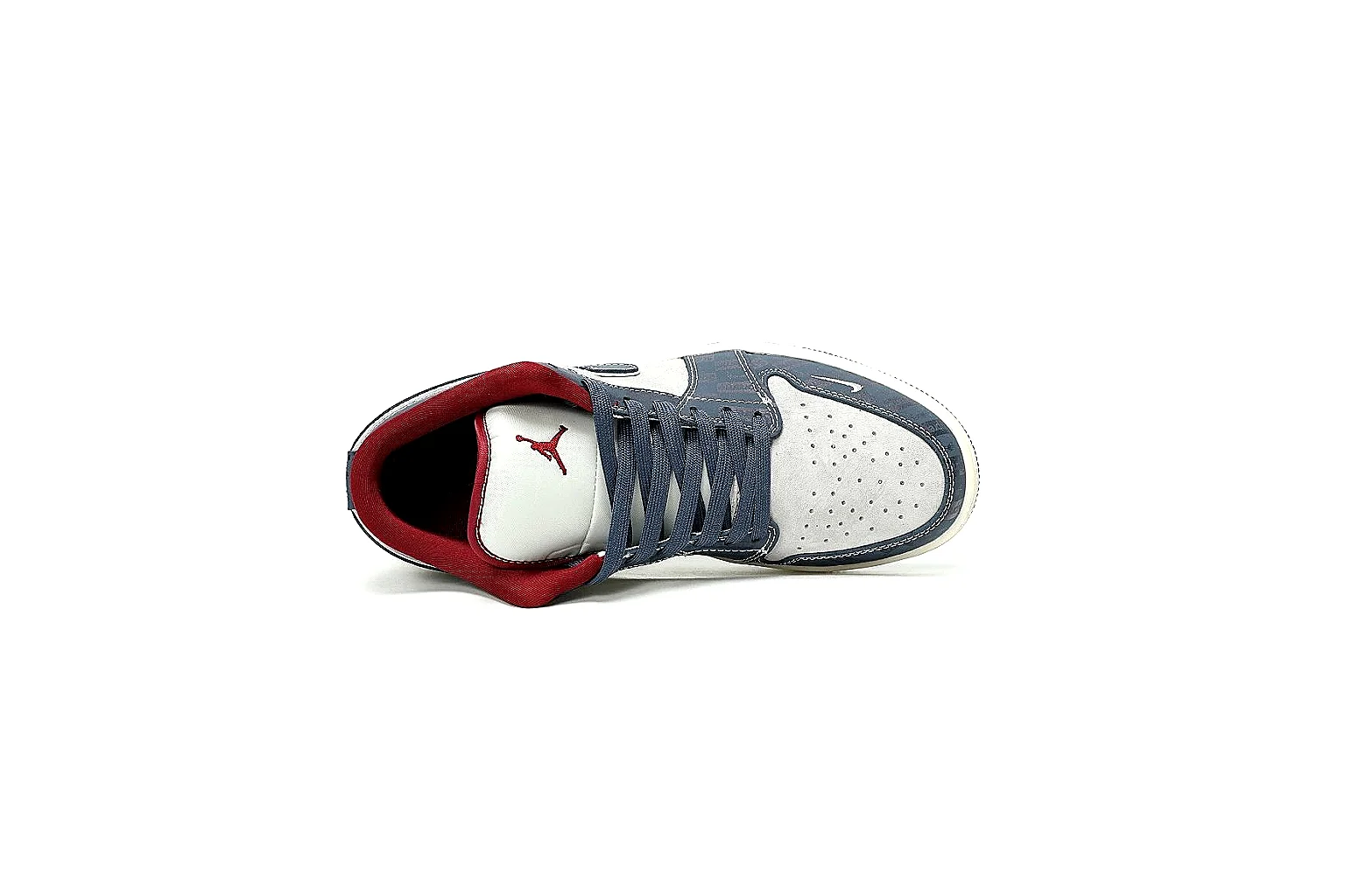 Kako Sheetbase record image for Nike Navy Red Low Court thumbnail 2