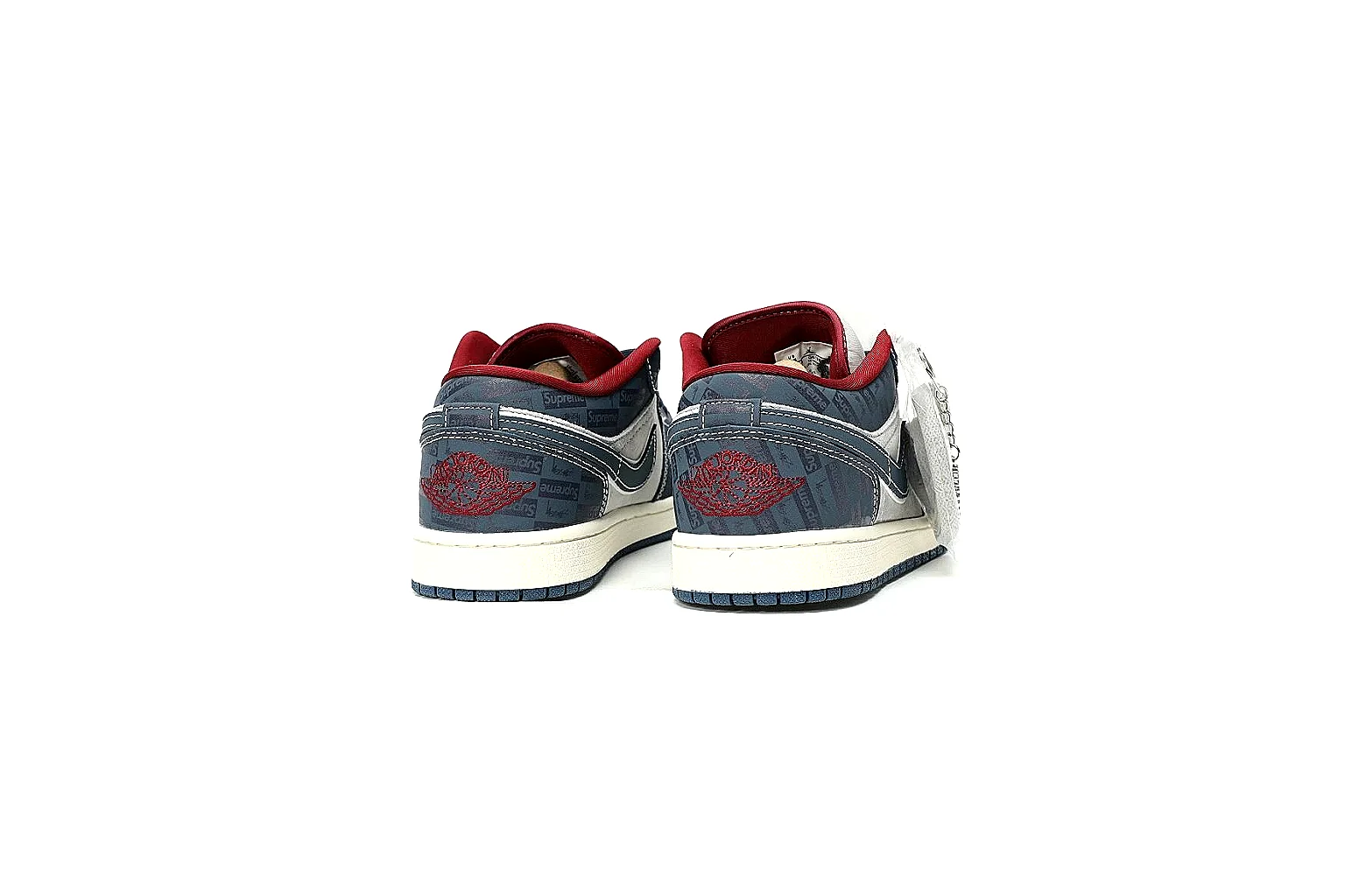 Kako Sheetbase record image for Nike Navy Red Low Court thumbnail 5