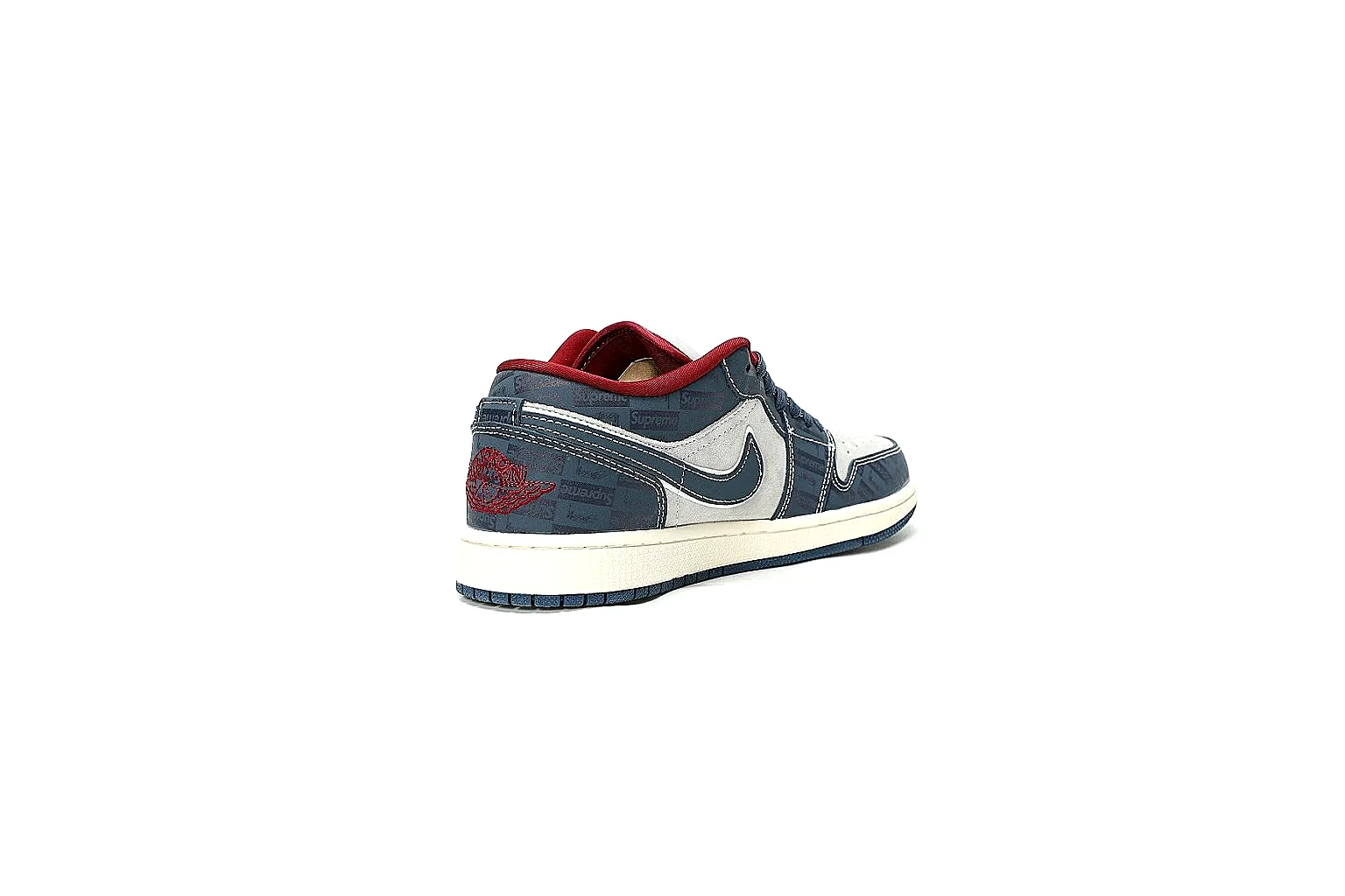 Kako Sheetbase record image for Nike Navy Red Low Court thumbnail 6