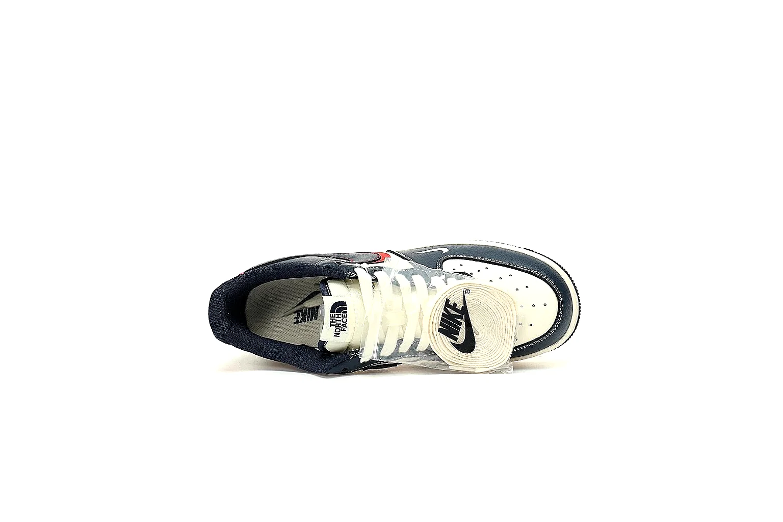 Kako Sheetbase record image for Nike Navy Red Low Court thumbnail 2