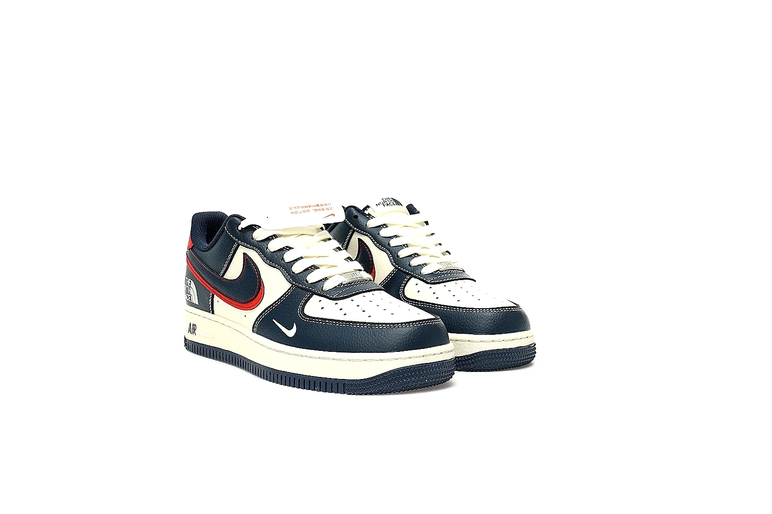 Kako Sheetbase record image for Nike Navy Red Low Court thumbnail 4