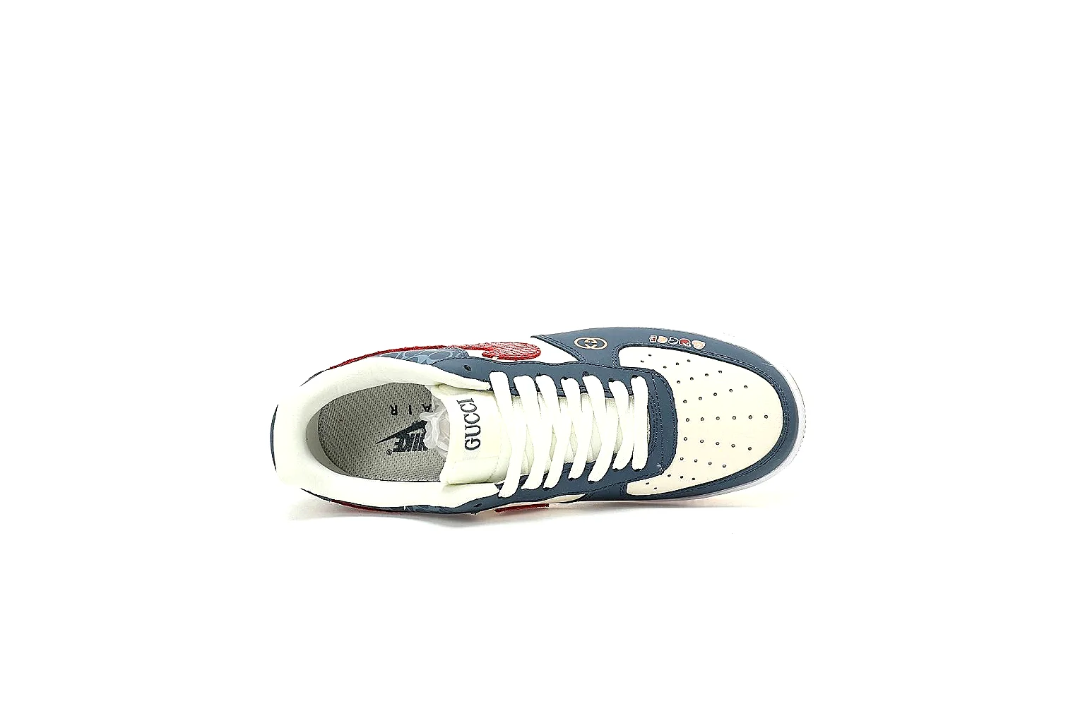 Kako Sheetbase record image for Nike Navy Red Low Court thumbnail 2