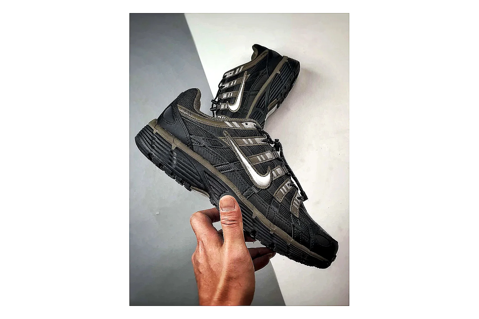Nike P 6000 Black Sneakers spreadsheet record image SKU 1182167045