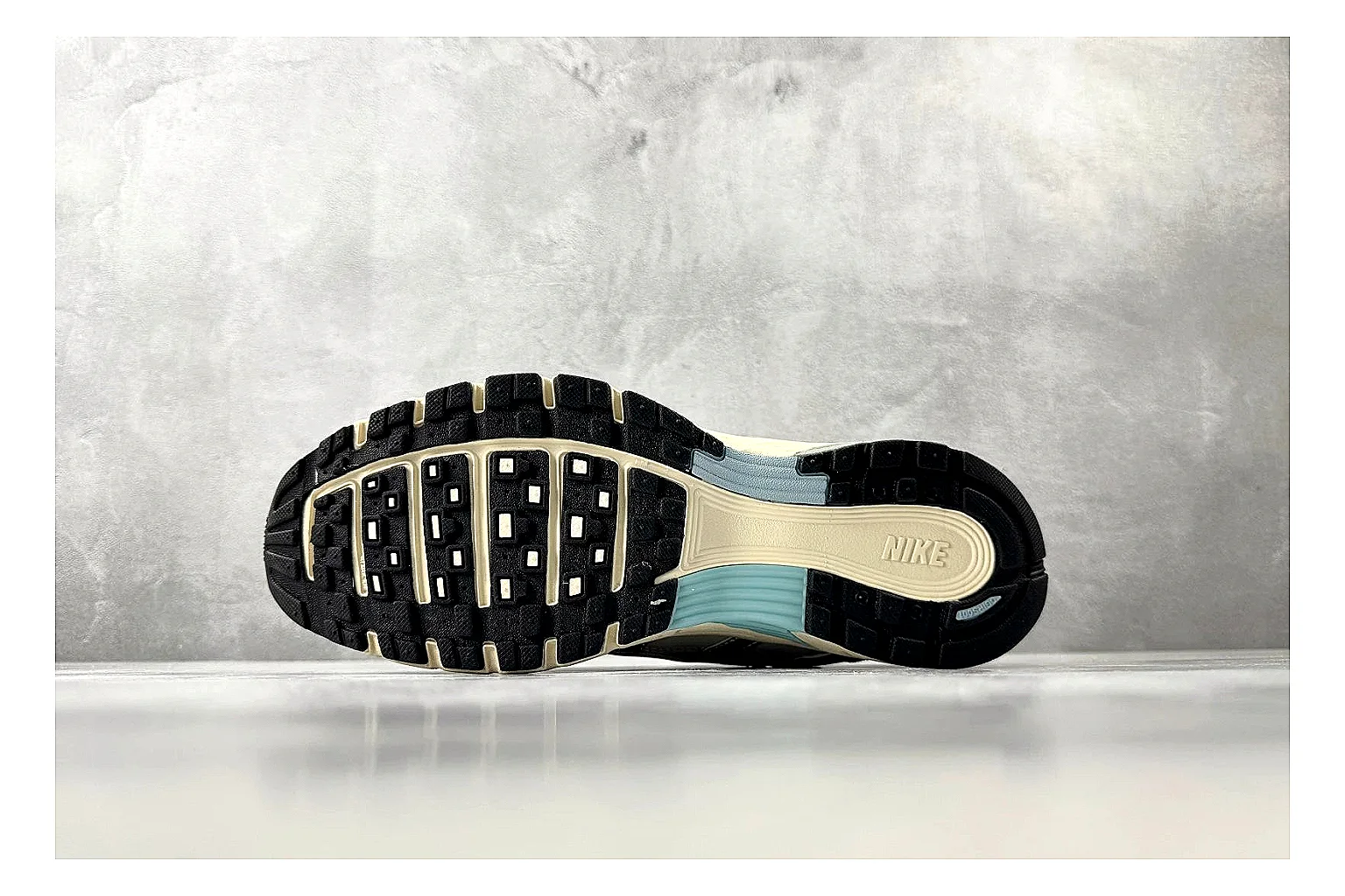 Nike P-6000 White Silver Sneaker Sheetbase record image with white silver p-6000 runner with mixed upper and runner shape thumbnail 3