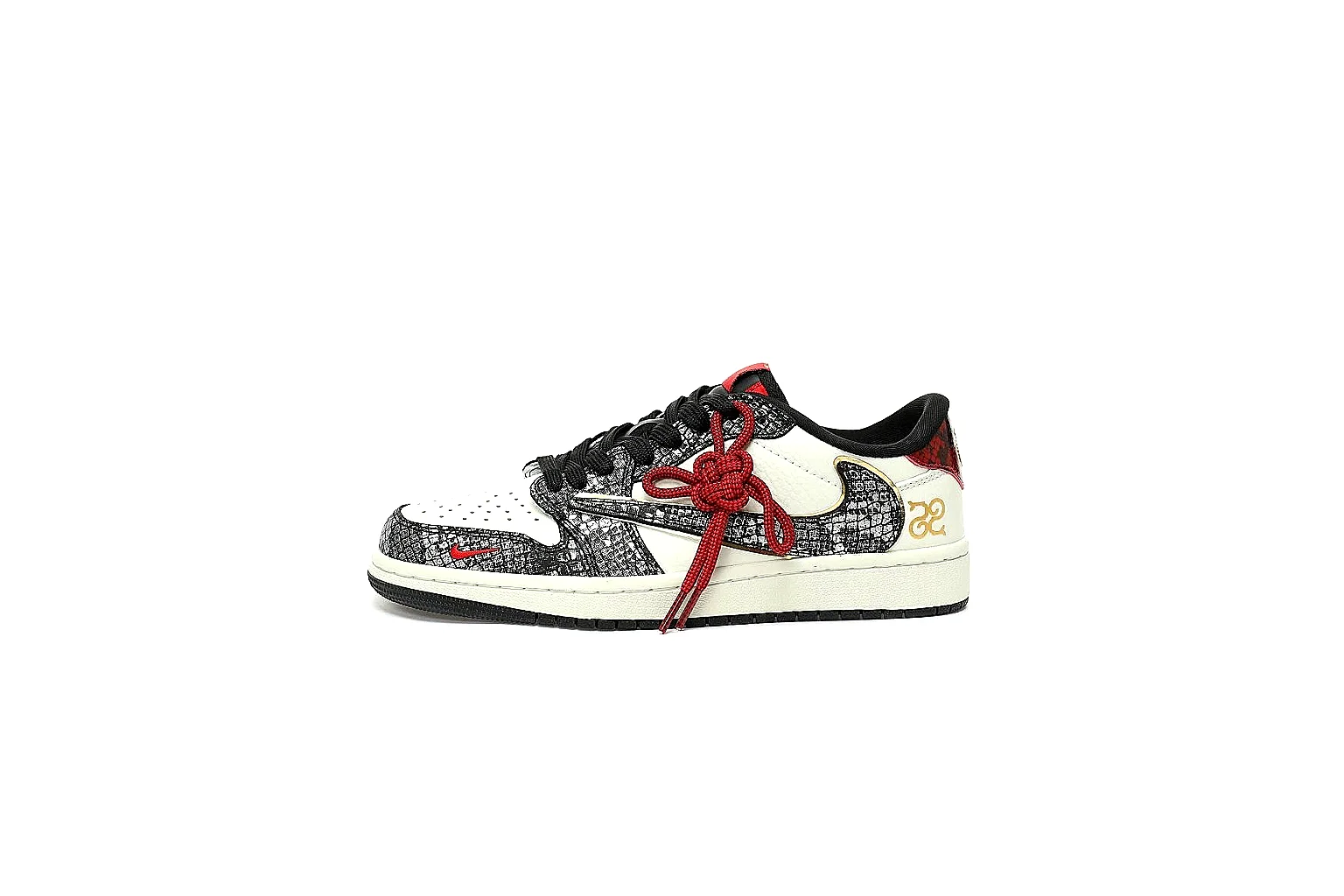 Kako Sheetbase record image for Nike Red Black Low Court thumbnail 2
