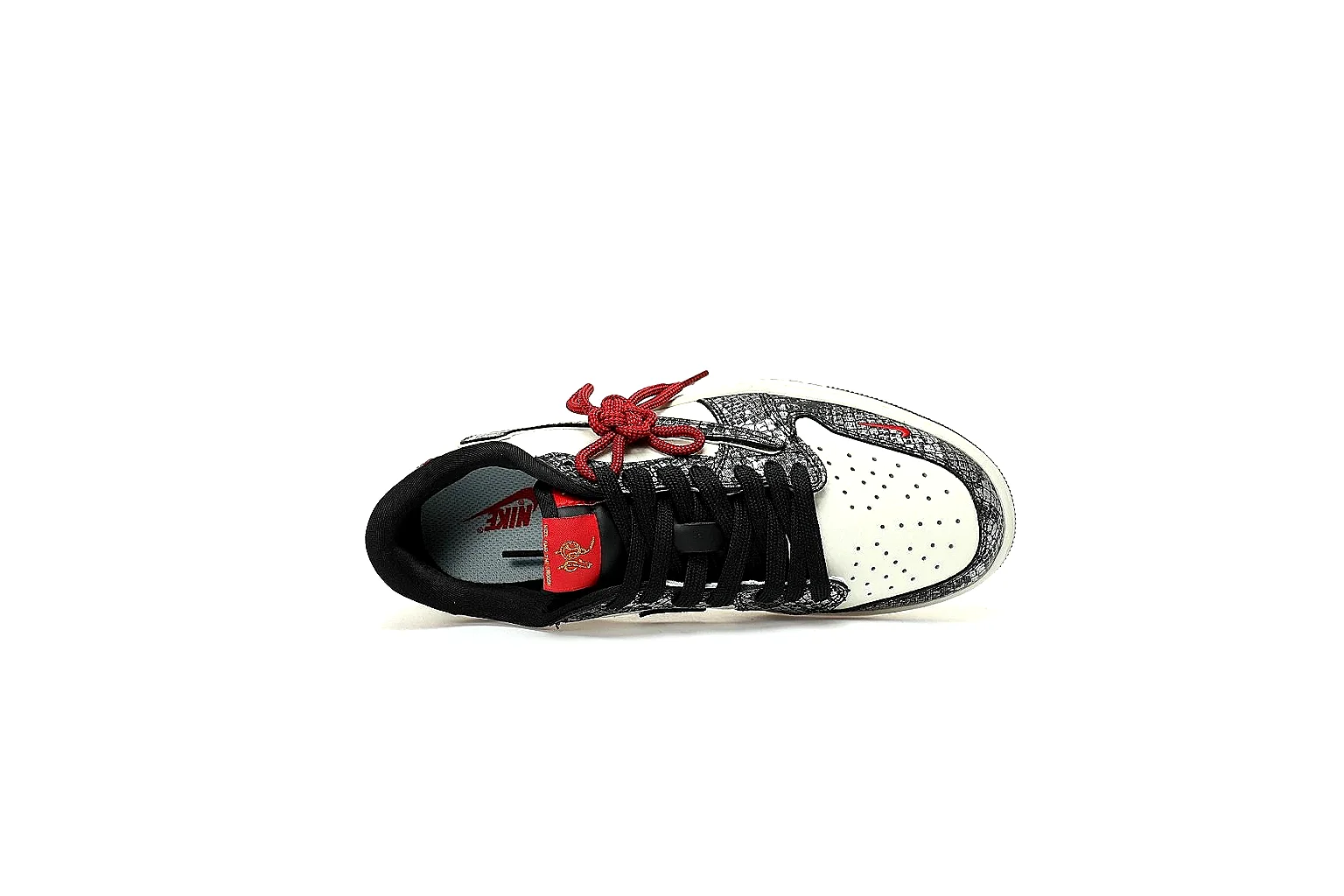 Kako Sheetbase record image for Nike Red Black Low Court thumbnail 4