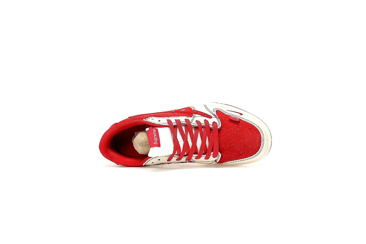 Kako Sheetbase record image for Nike Red White Low Court thumbnail 2