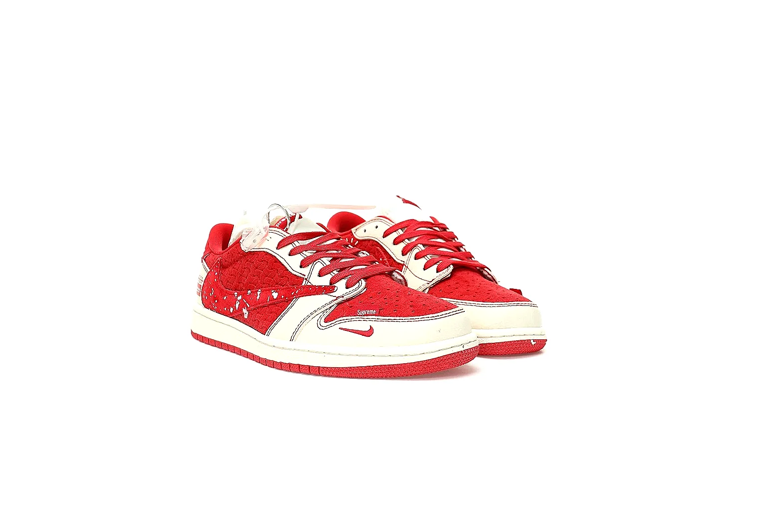 Kako Sheetbase record image for Nike Red White Low Court thumbnail 4