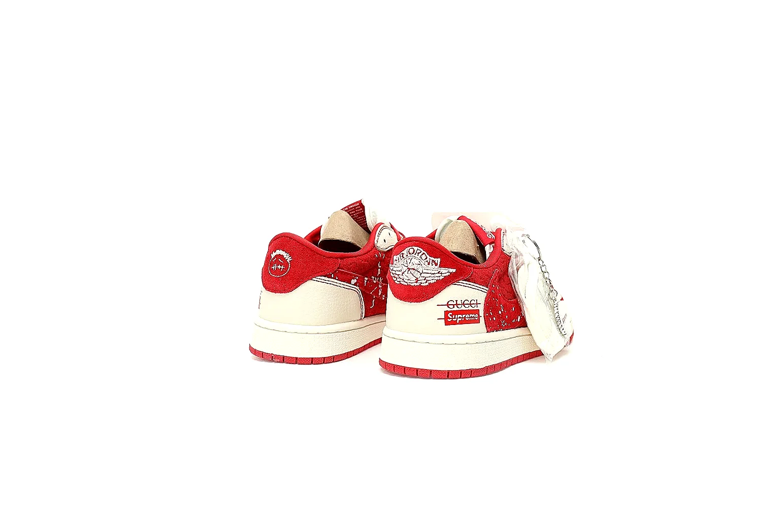 Kako Sheetbase record image for Nike Red White Low Court thumbnail 5