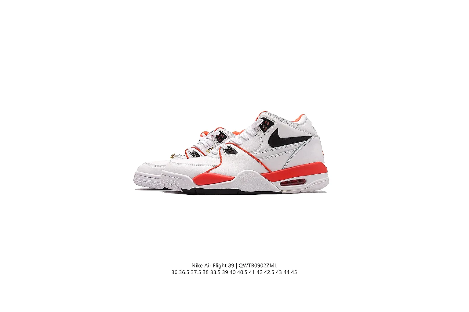 kakosheetbase.com Nike White Red Retro Basketball 0712 White Red low-top product image thumbnail 6