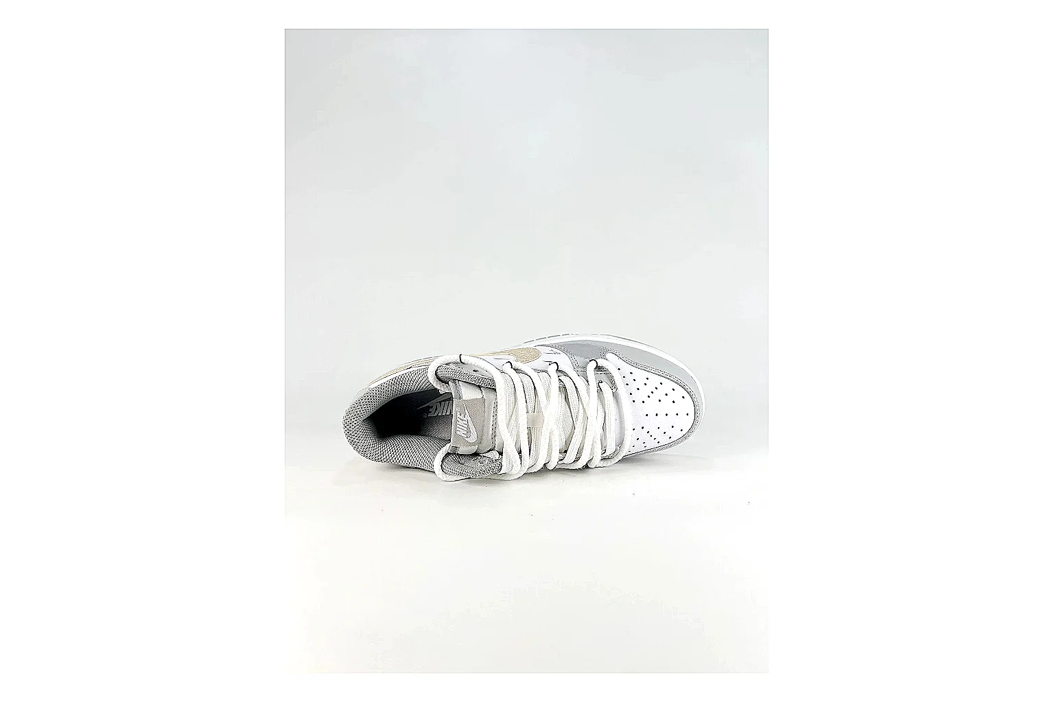 Nike Silver Runner Silver Gold spreadsheet record photo showing silver synthetic-mesh upper, gold accent details, modern runner shape, and cushioned sole thumbnail 5