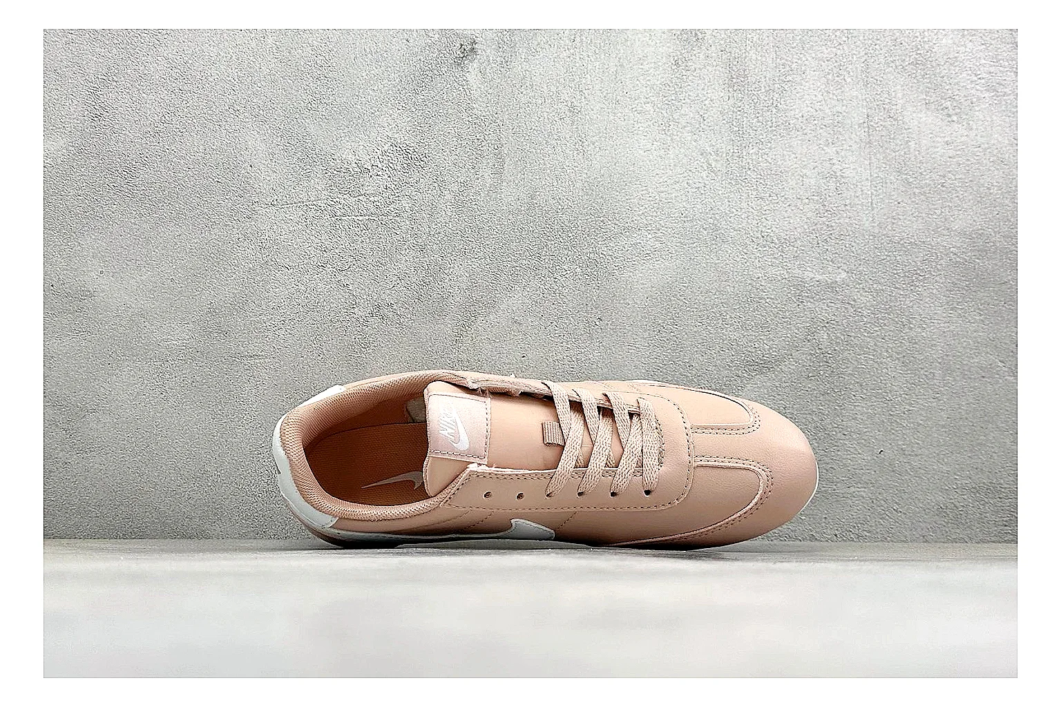 Nike Sprint Sister Pink spreadsheet record photo showing soft pink retro-runner upper, slim side profile, low collar, and light casual sole thumbnail 2