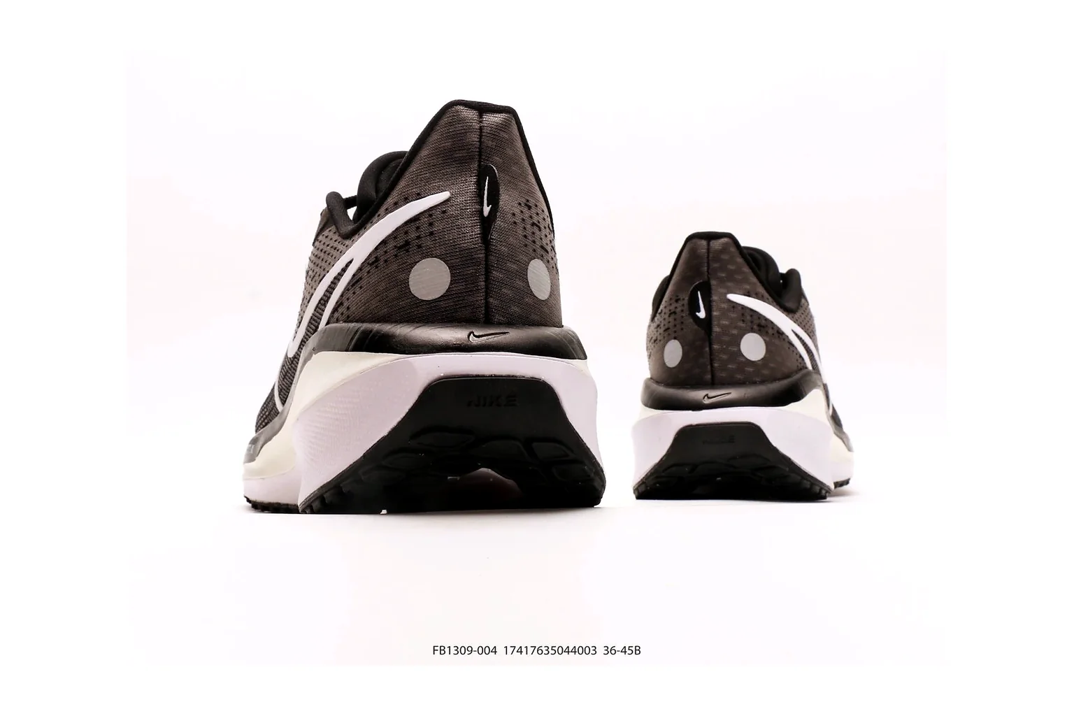 Nike V2K Run Black Silver layered runner six photo view
