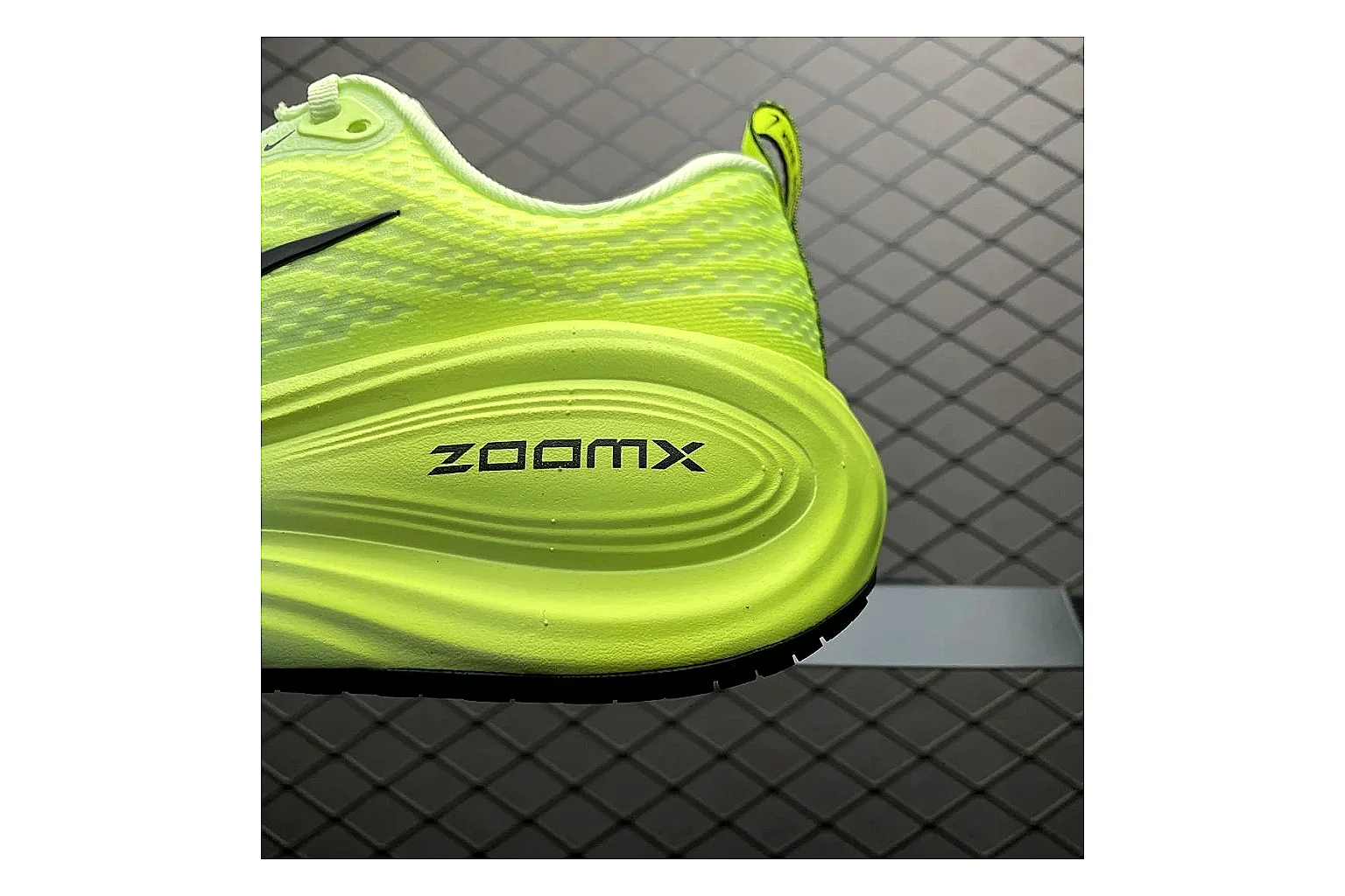 Nike Vomero Plus Volt White Sheetbase record image with white volt vomero plus runner with mixed upper and runner shape thumbnail 3