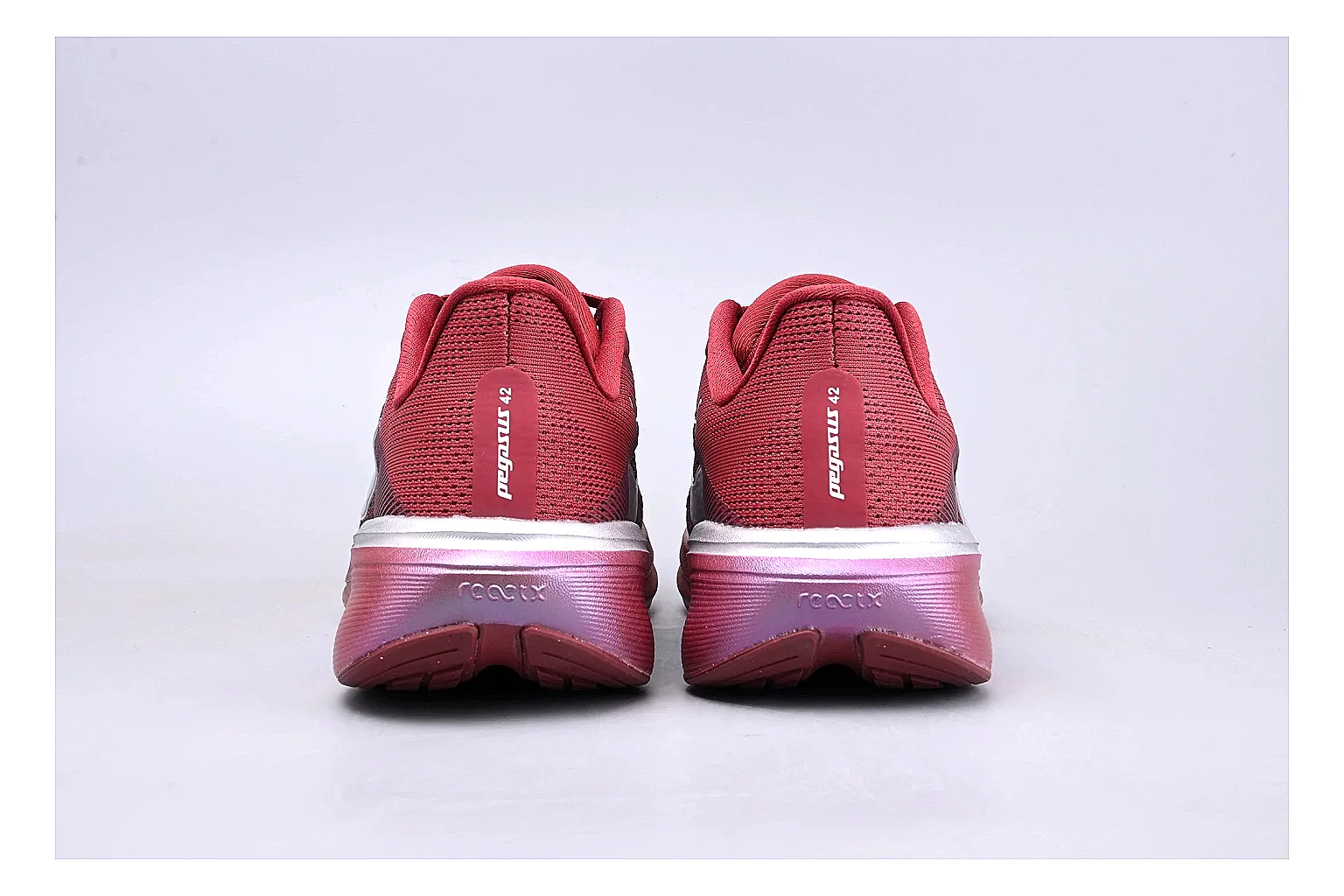 Nike Air Zoom Vomero Red Runner Sheetbase record image with red vomero runner with mixed upper and runner shape thumbnail 3