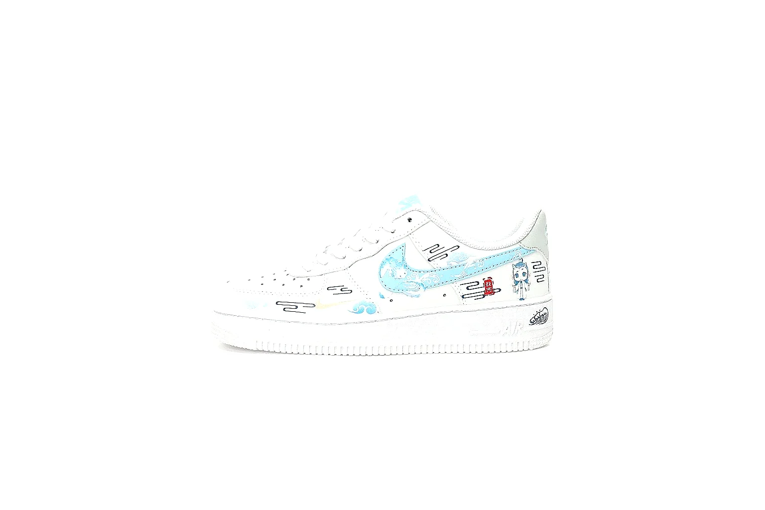 Kako Sheetbase record image for Nike White Aqua Low Court