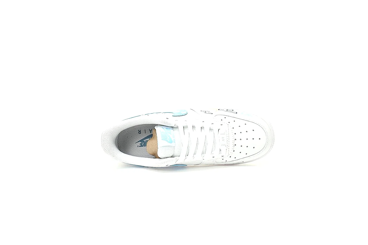Kako Sheetbase record image for Nike White Aqua Low Court thumbnail 2